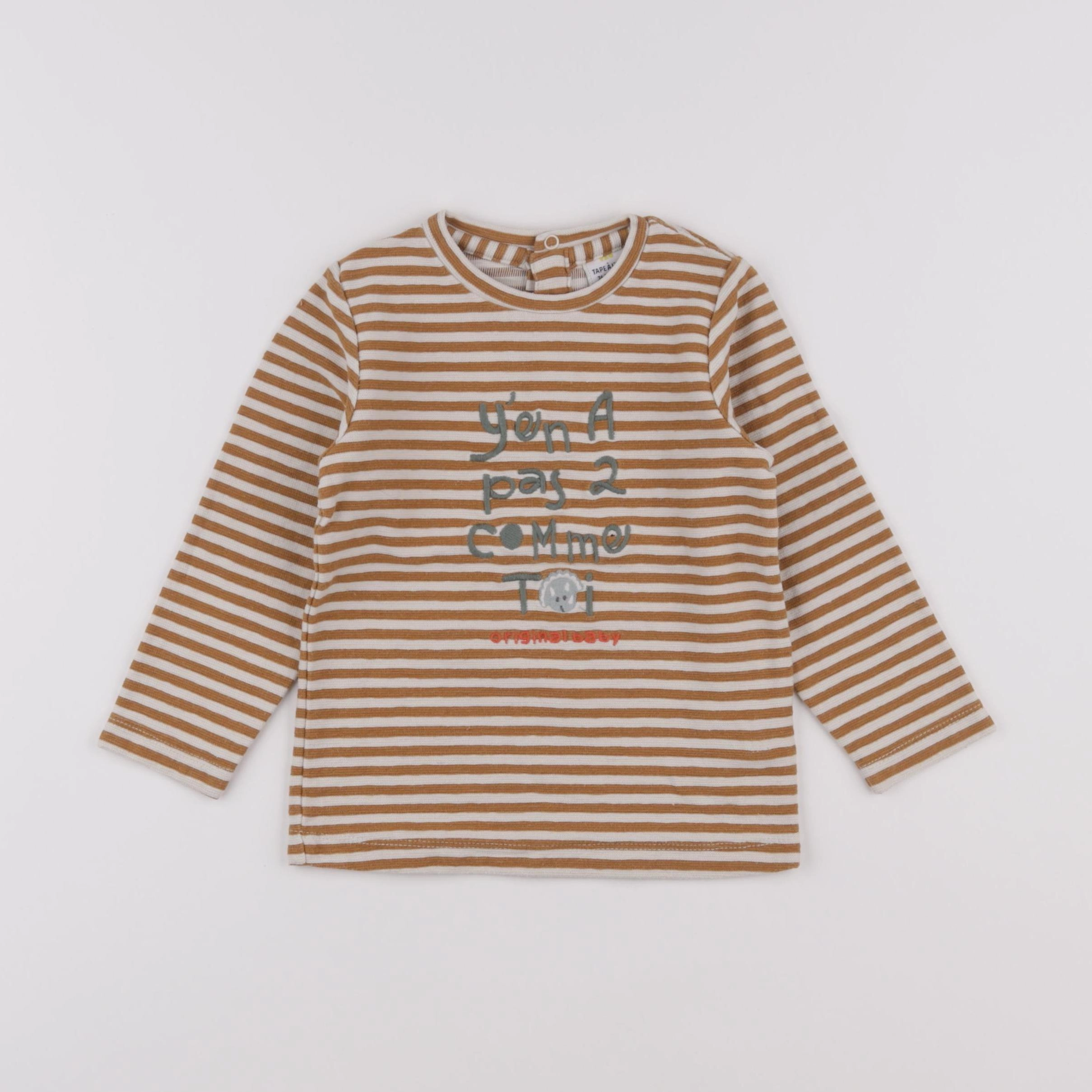 Tape à l'oeil - sweat marron - 36 mois