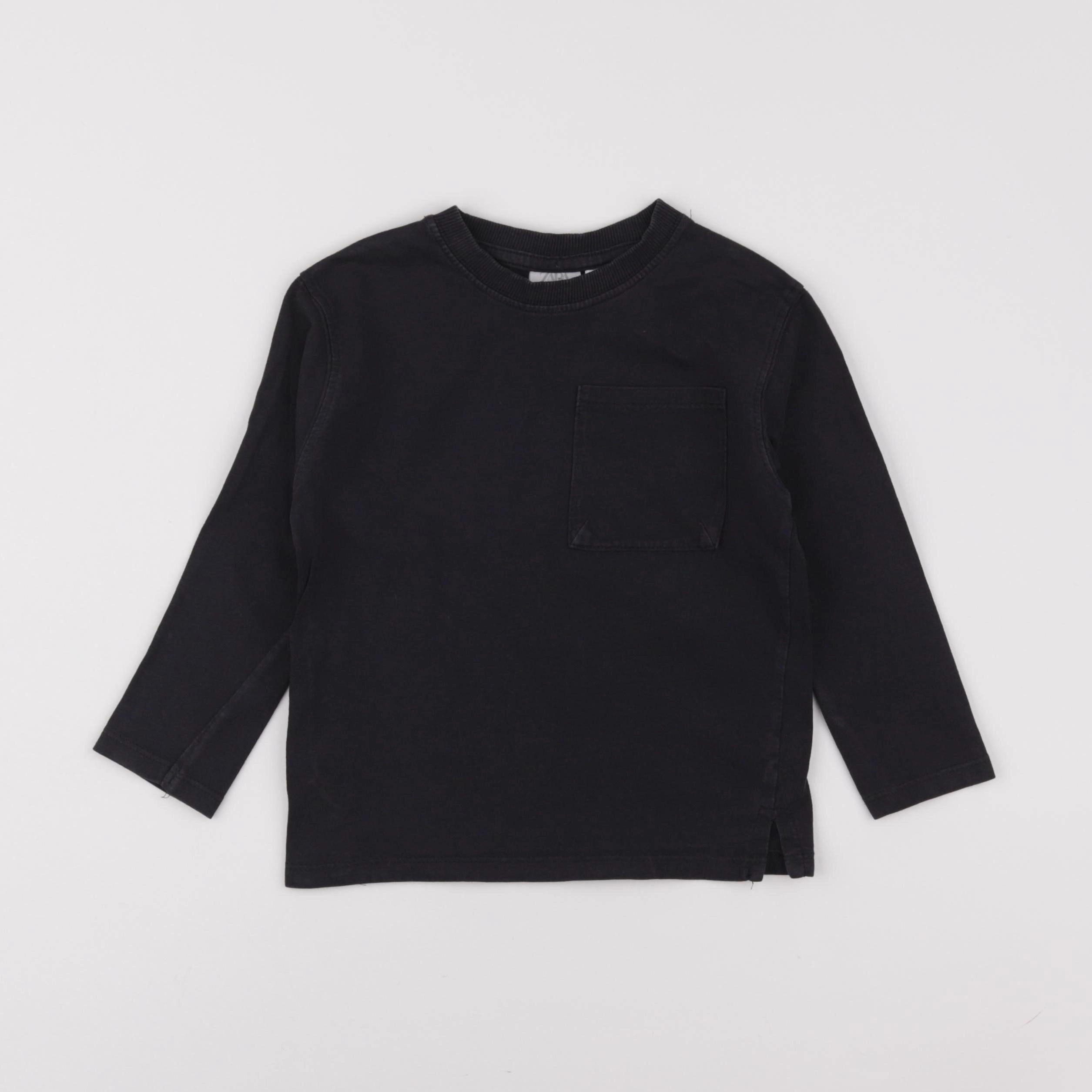 Zara - tee-shirt noir - 2/3 ans