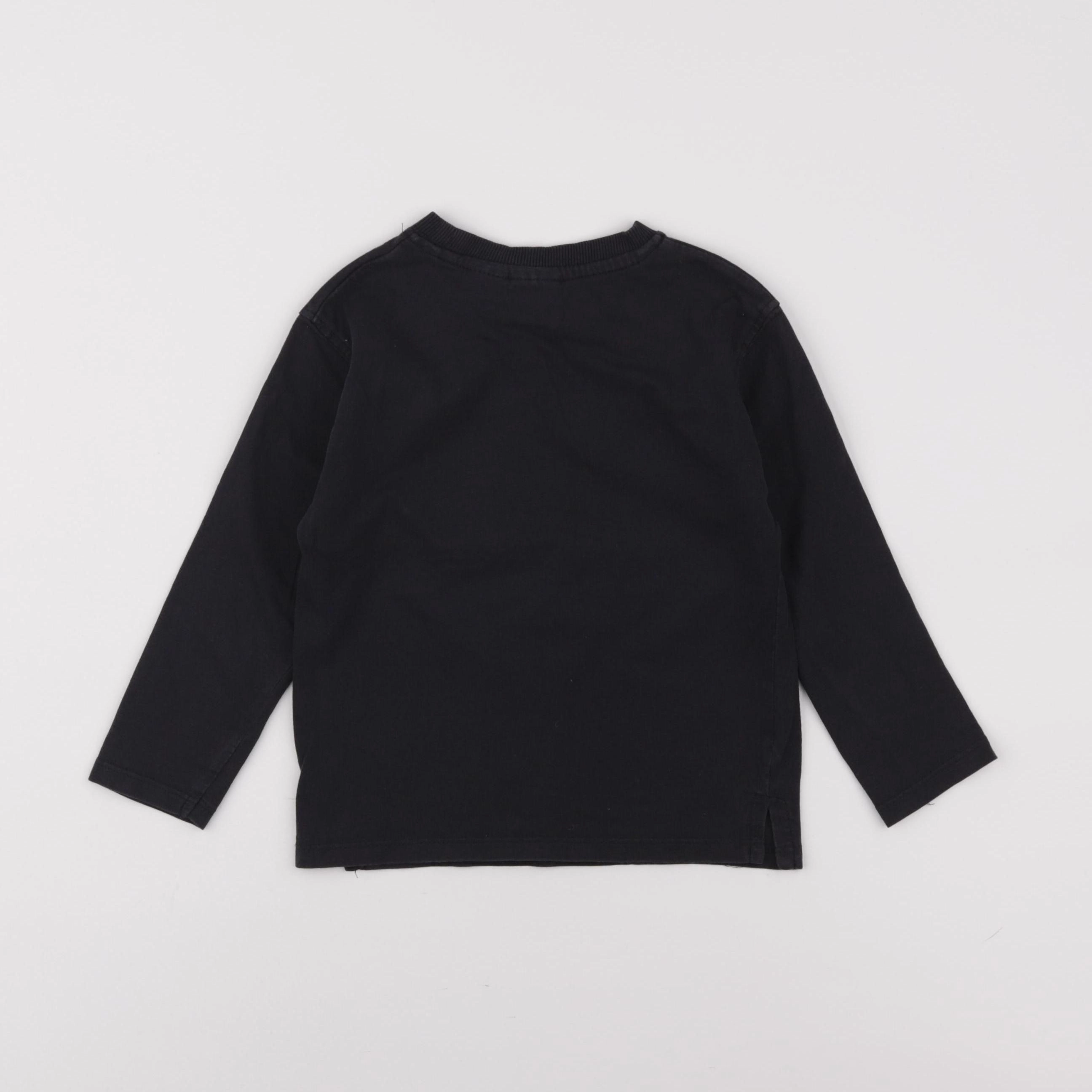 Zara - tee-shirt noir - 2/3 ans