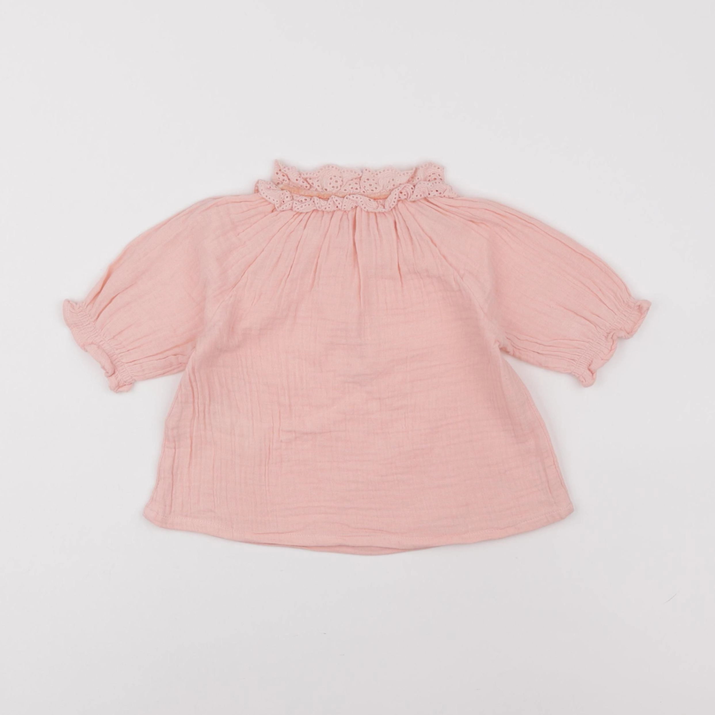 Vertbaudet - blouse rose - 18 mois