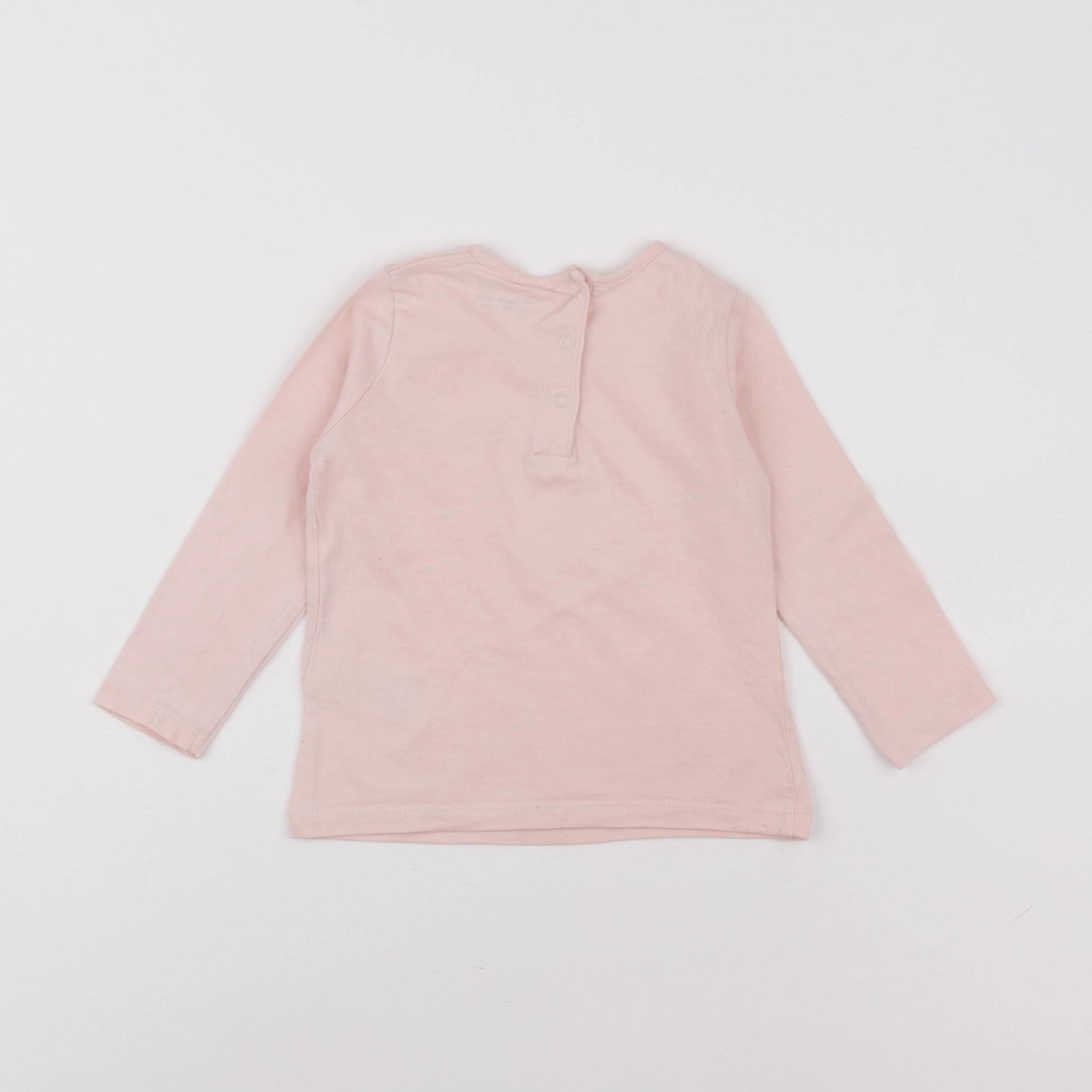 Vertbaudet - tee-shirt rose - 18 mois