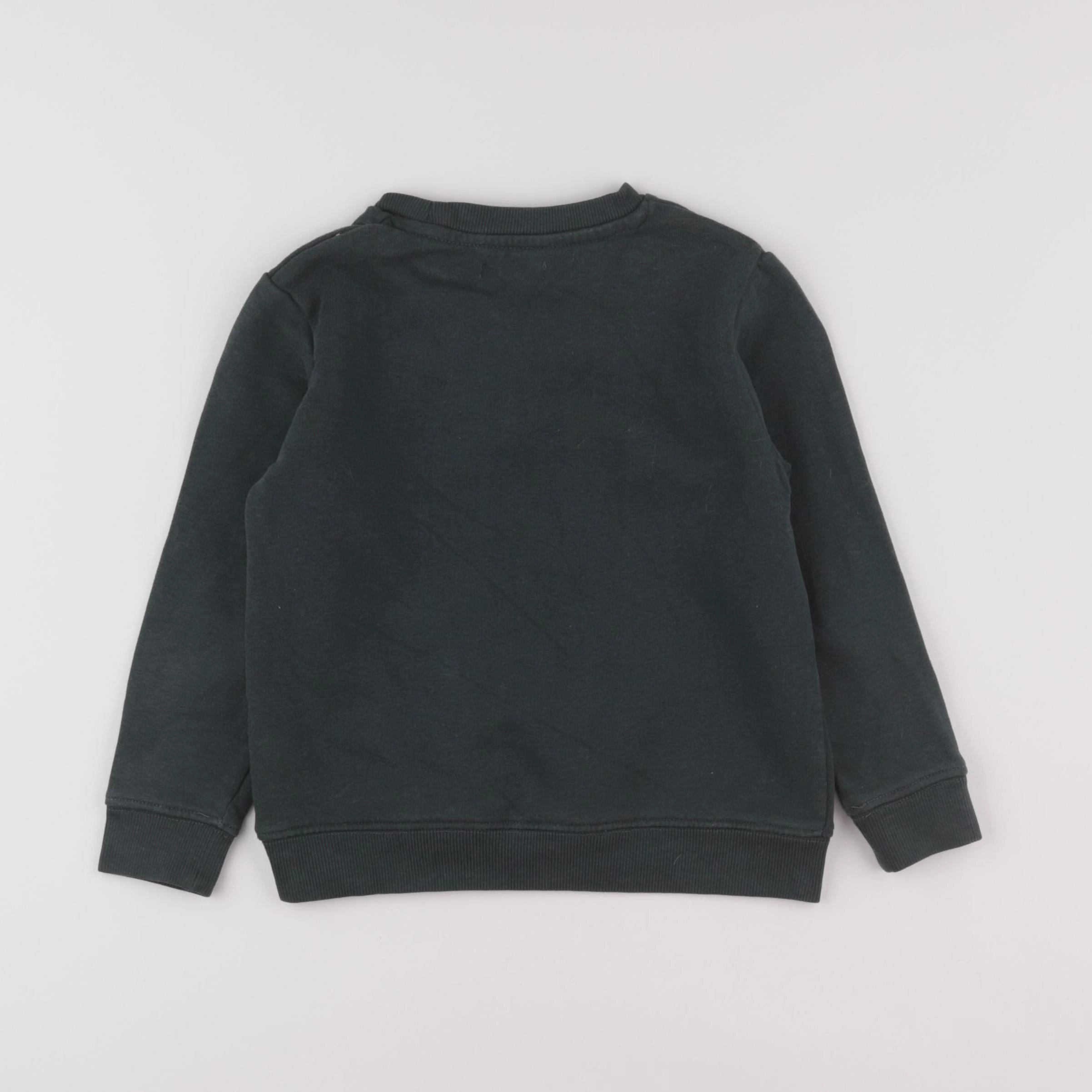 Vertbaudet - sweat vert - 5 ans