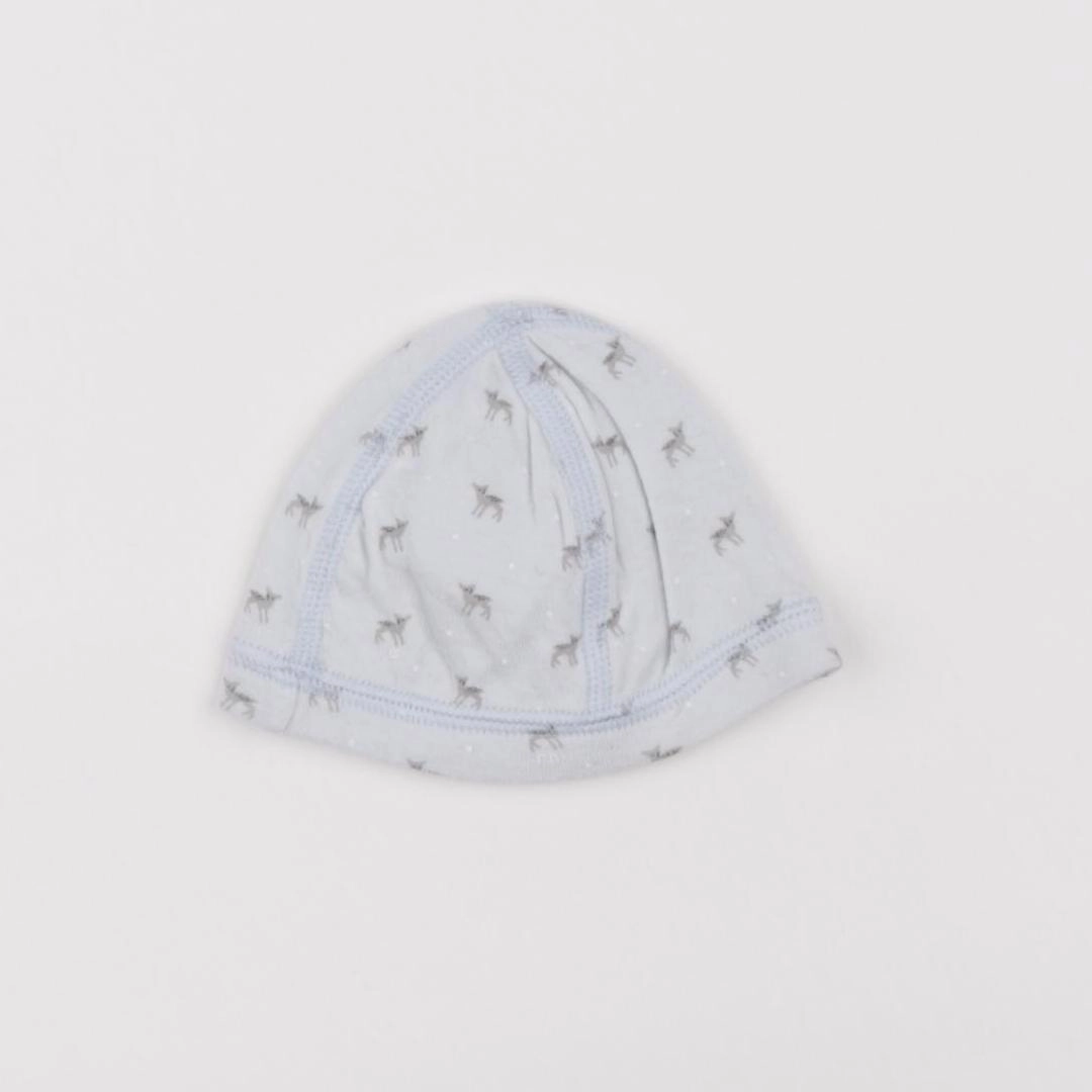Petit Bateau - bonnet de naissance bleu - 1 mois