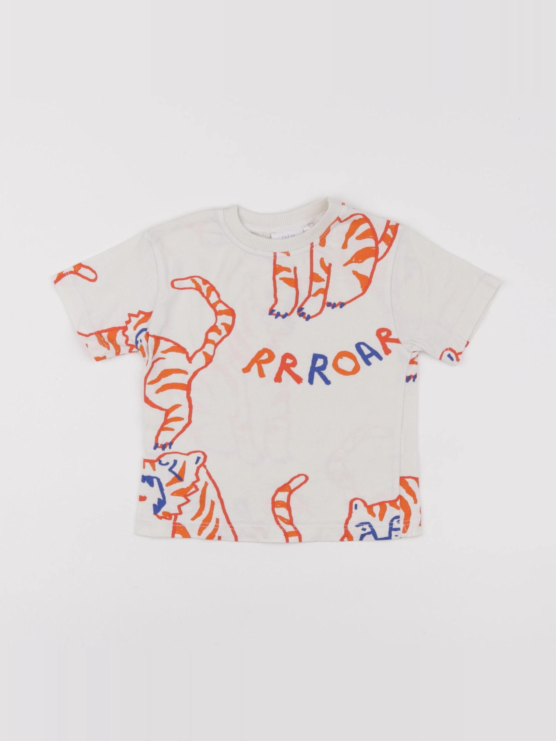 Zara - sweat blanc - 12 mois