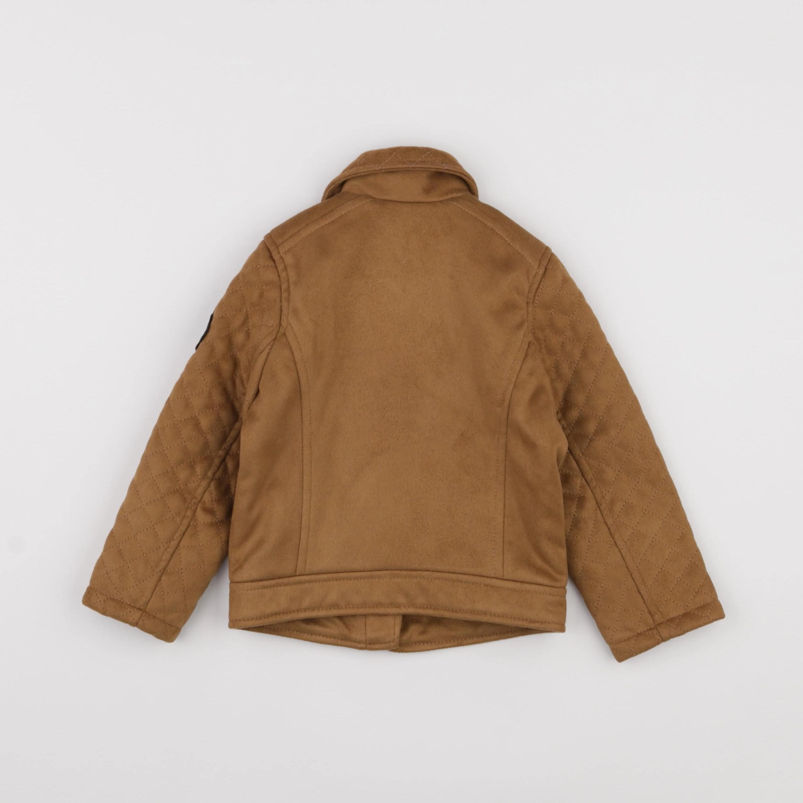 IKKS - veste simili cuir beige - 2 ans