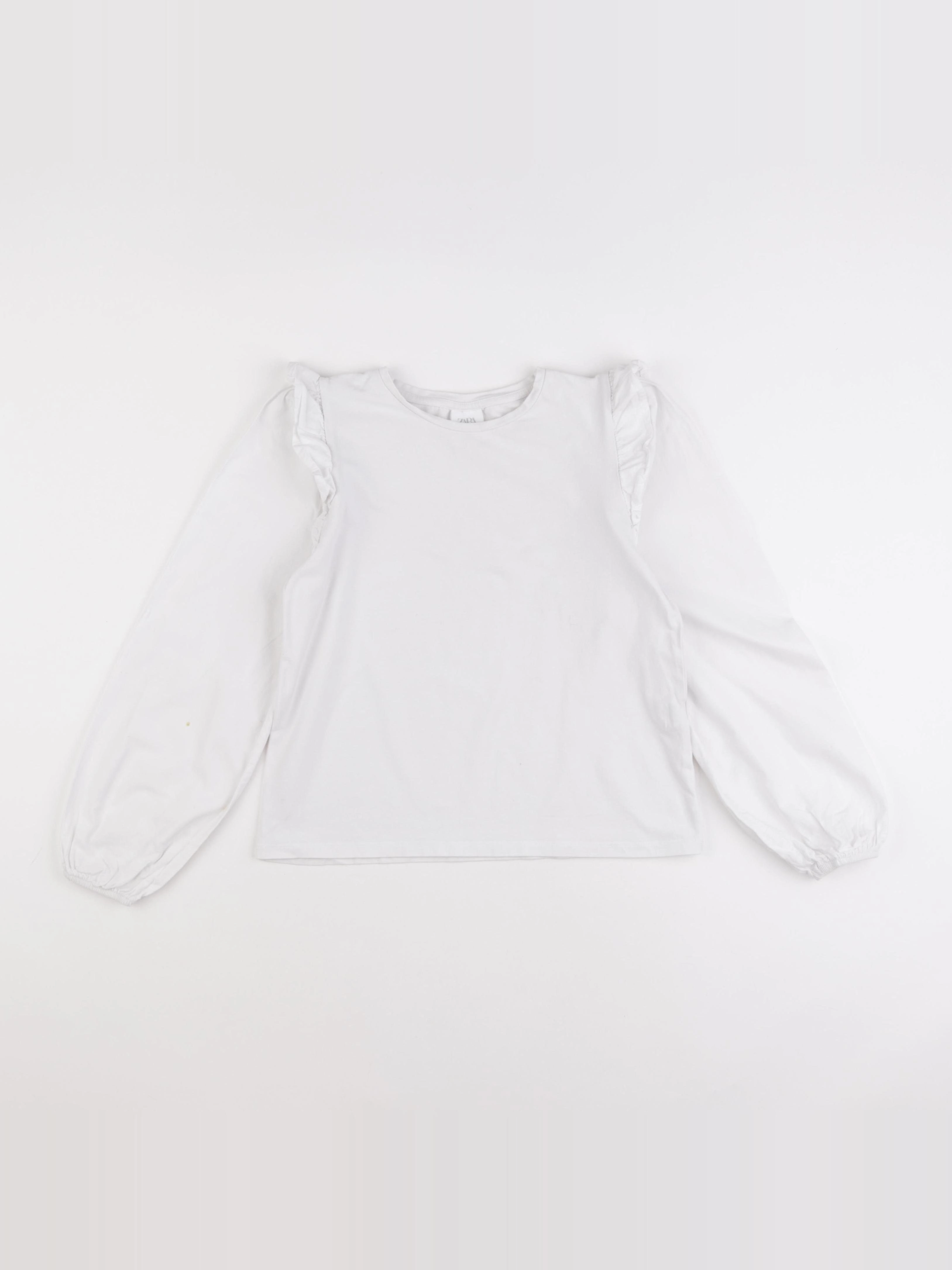 Zara - tee-shirt blanc - 11/12 ans