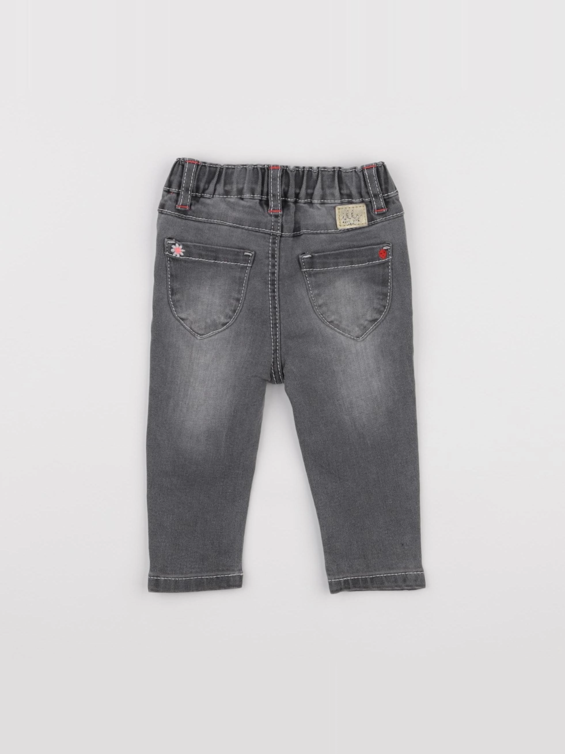 IKKS - jean gris - 6 mois