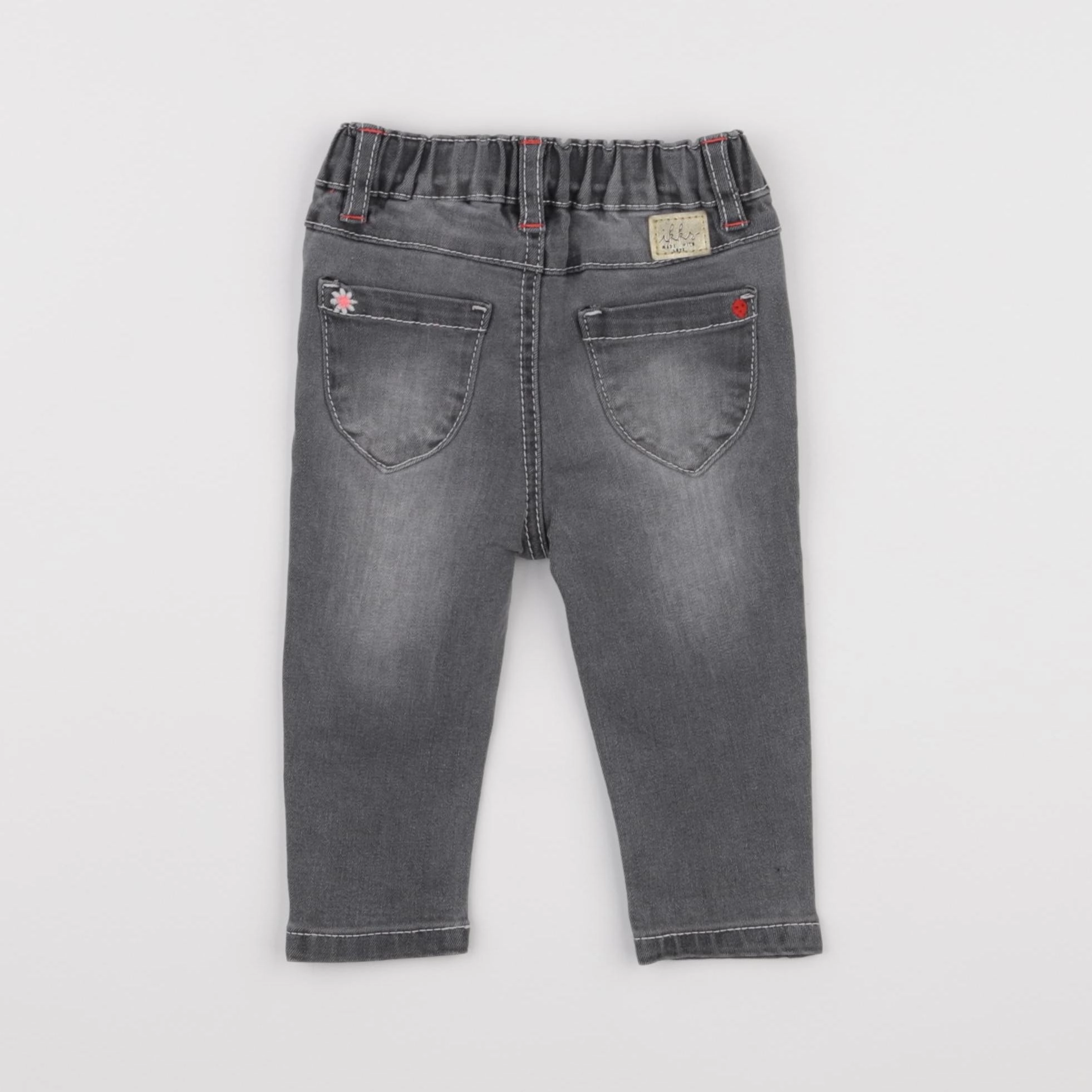 IKKS - jean gris - 6 mois