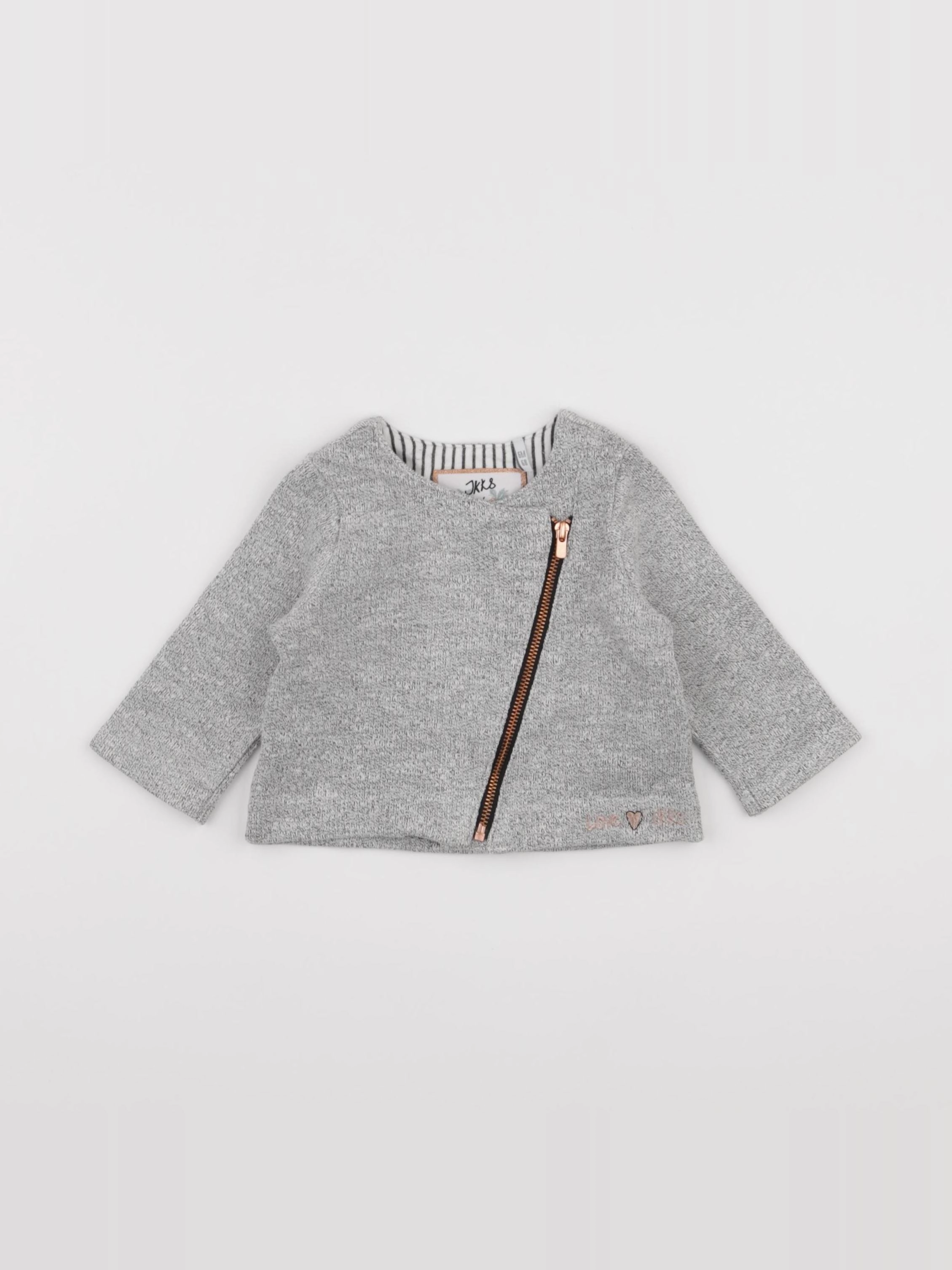 IKKS - veste gris - 6 mois