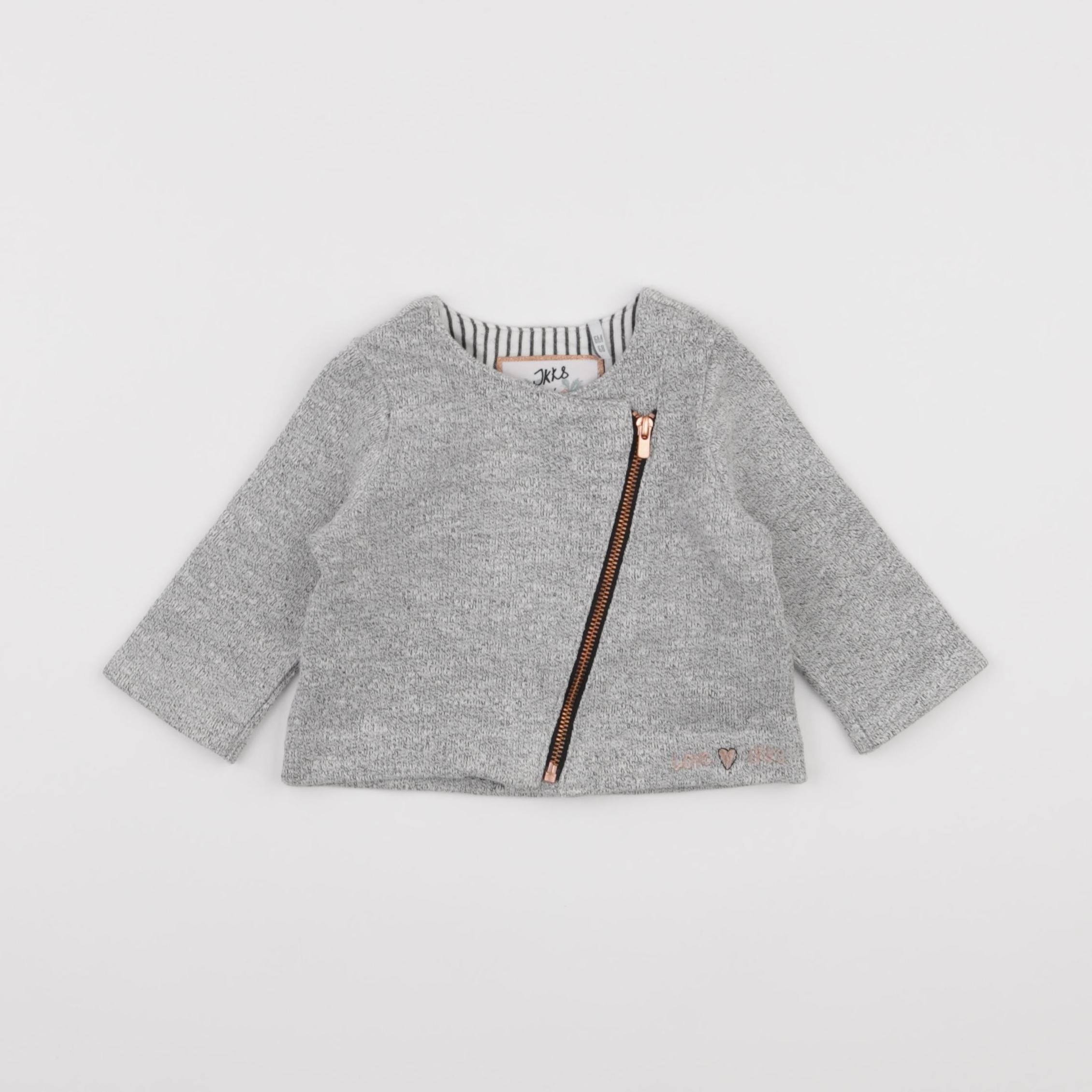 IKKS - veste gris - 6 mois