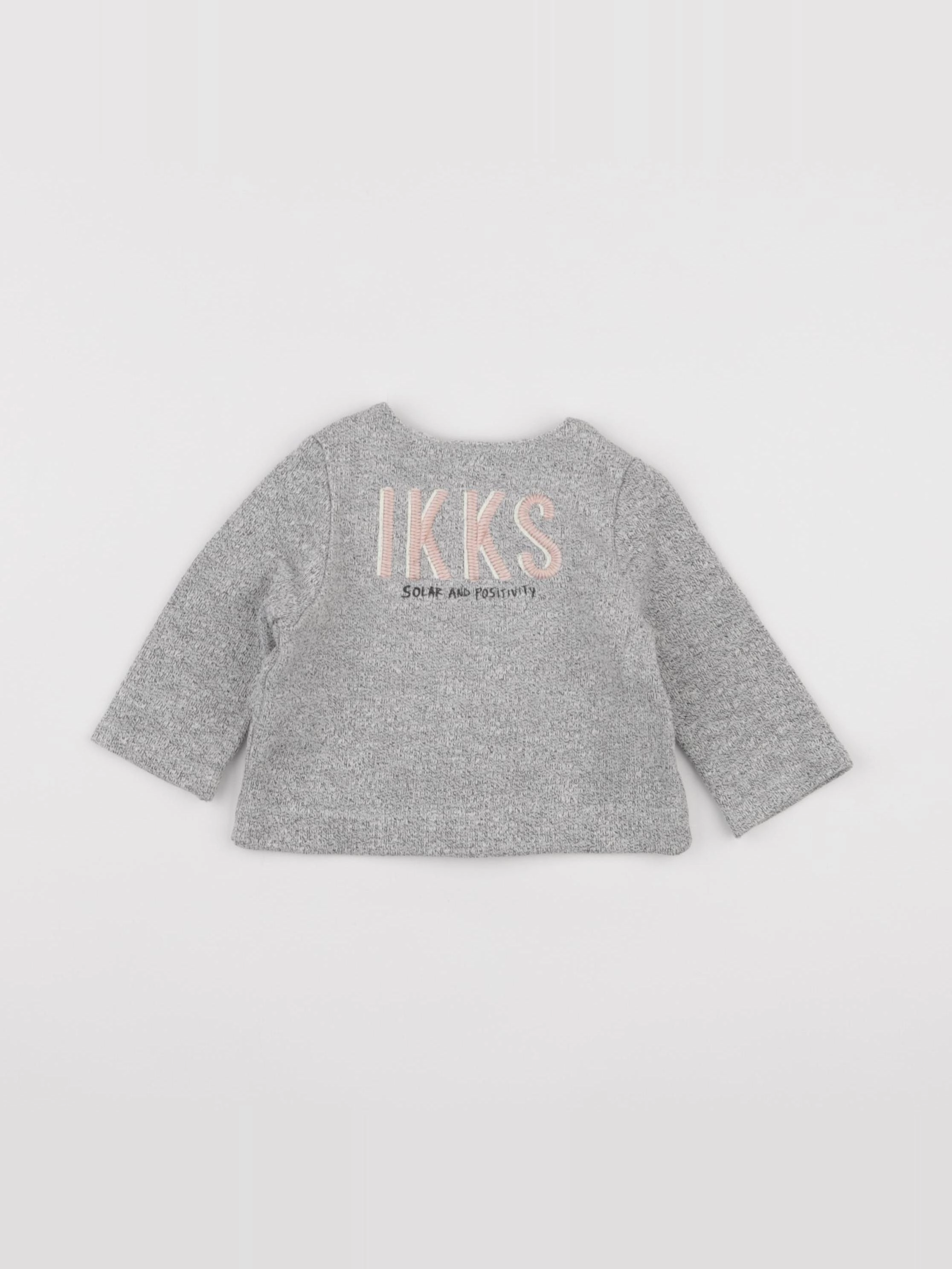 IKKS - veste gris - 6 mois