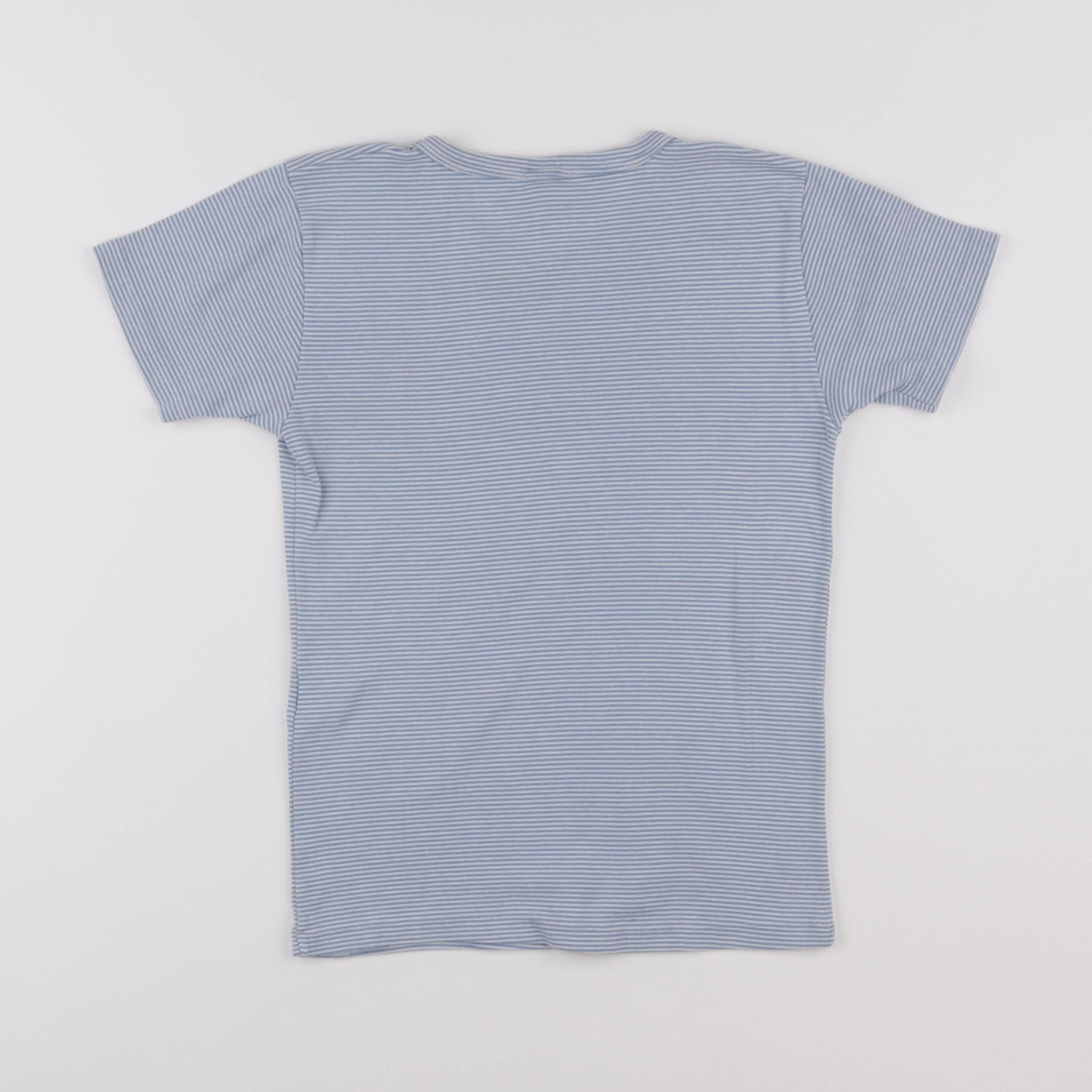 Petit Bateau - maillot de corps bleu, blanc - 12 ans