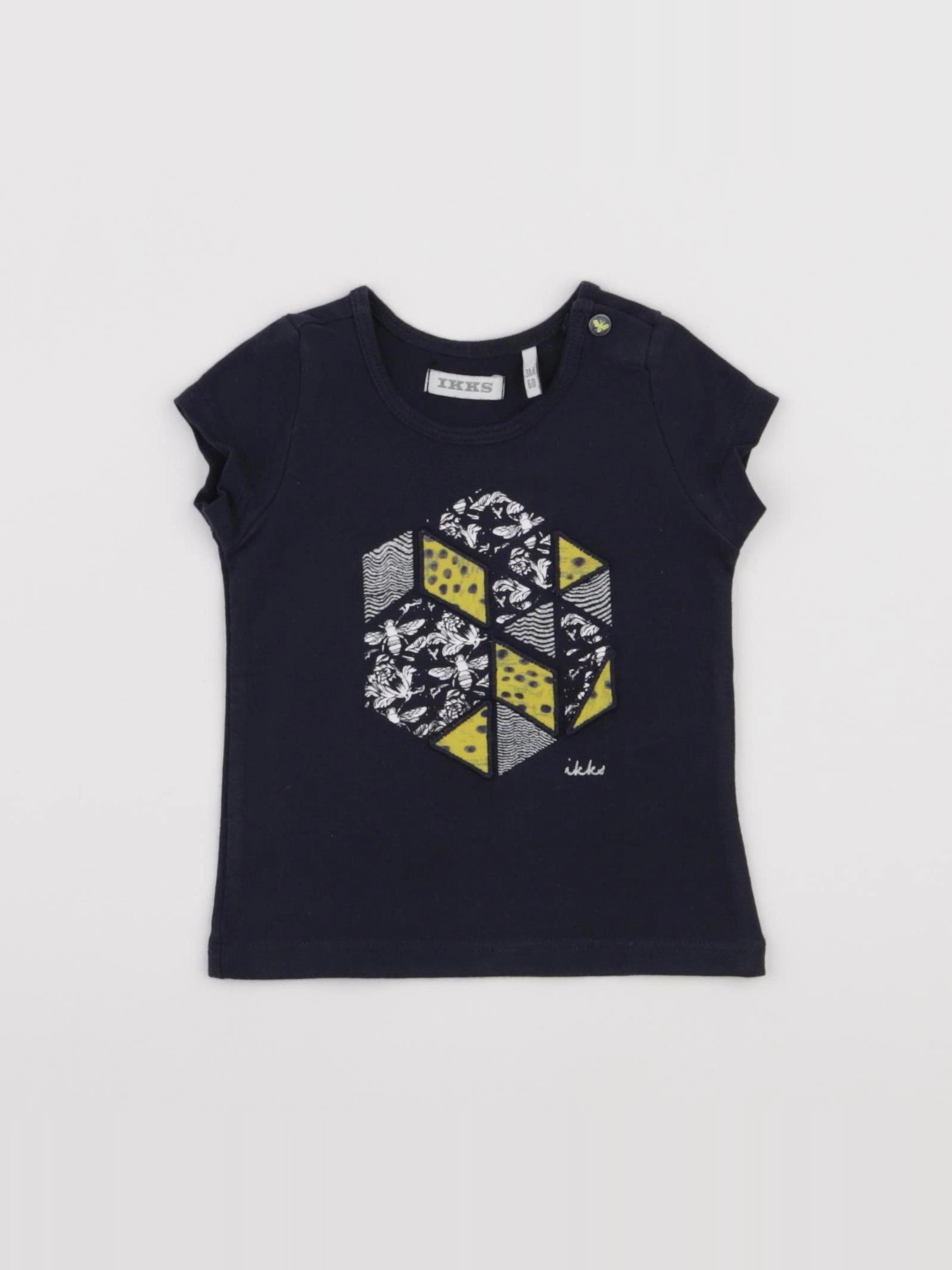 IKKS - tee-shirt bleu - 3 mois