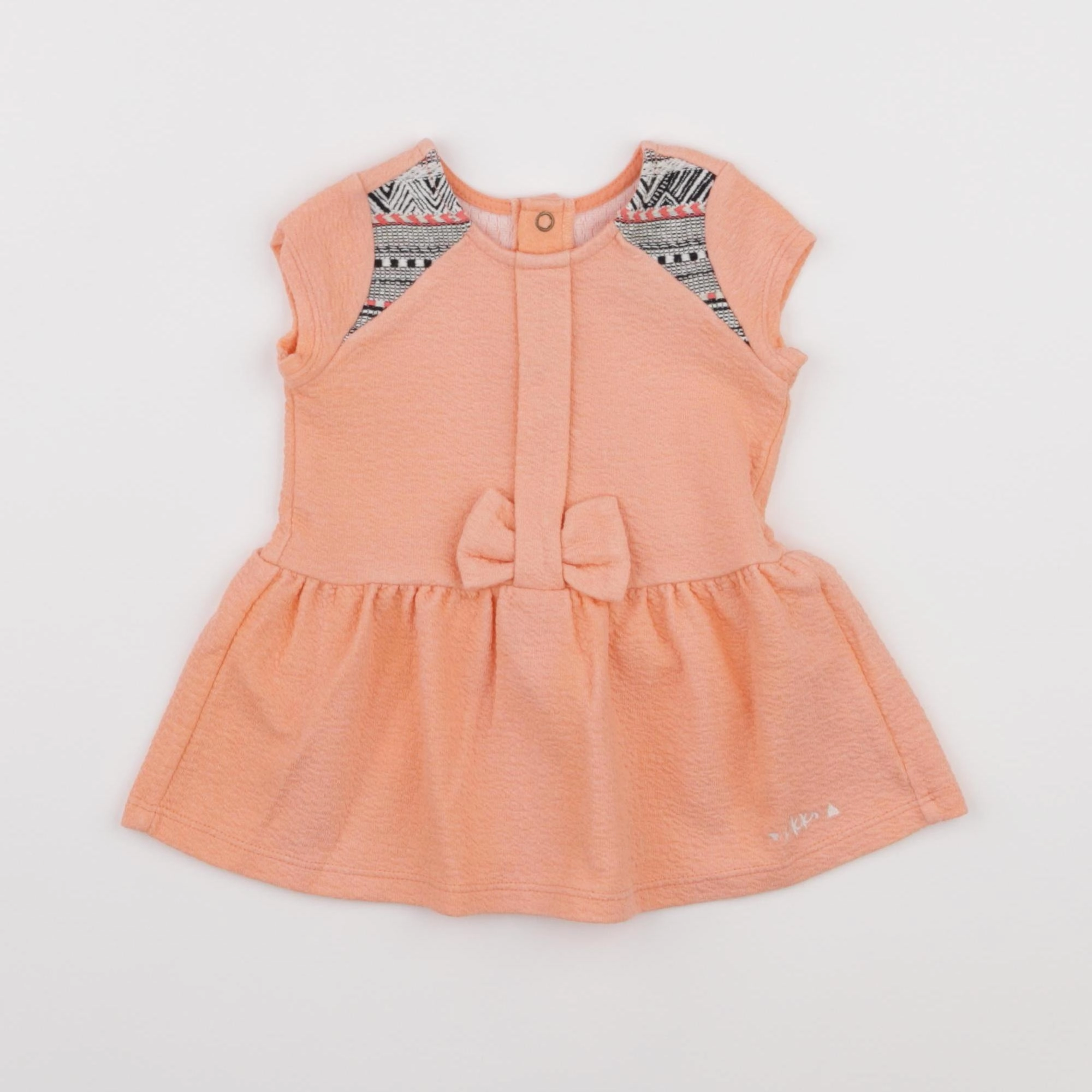 IKKS - robe orange - 3 mois