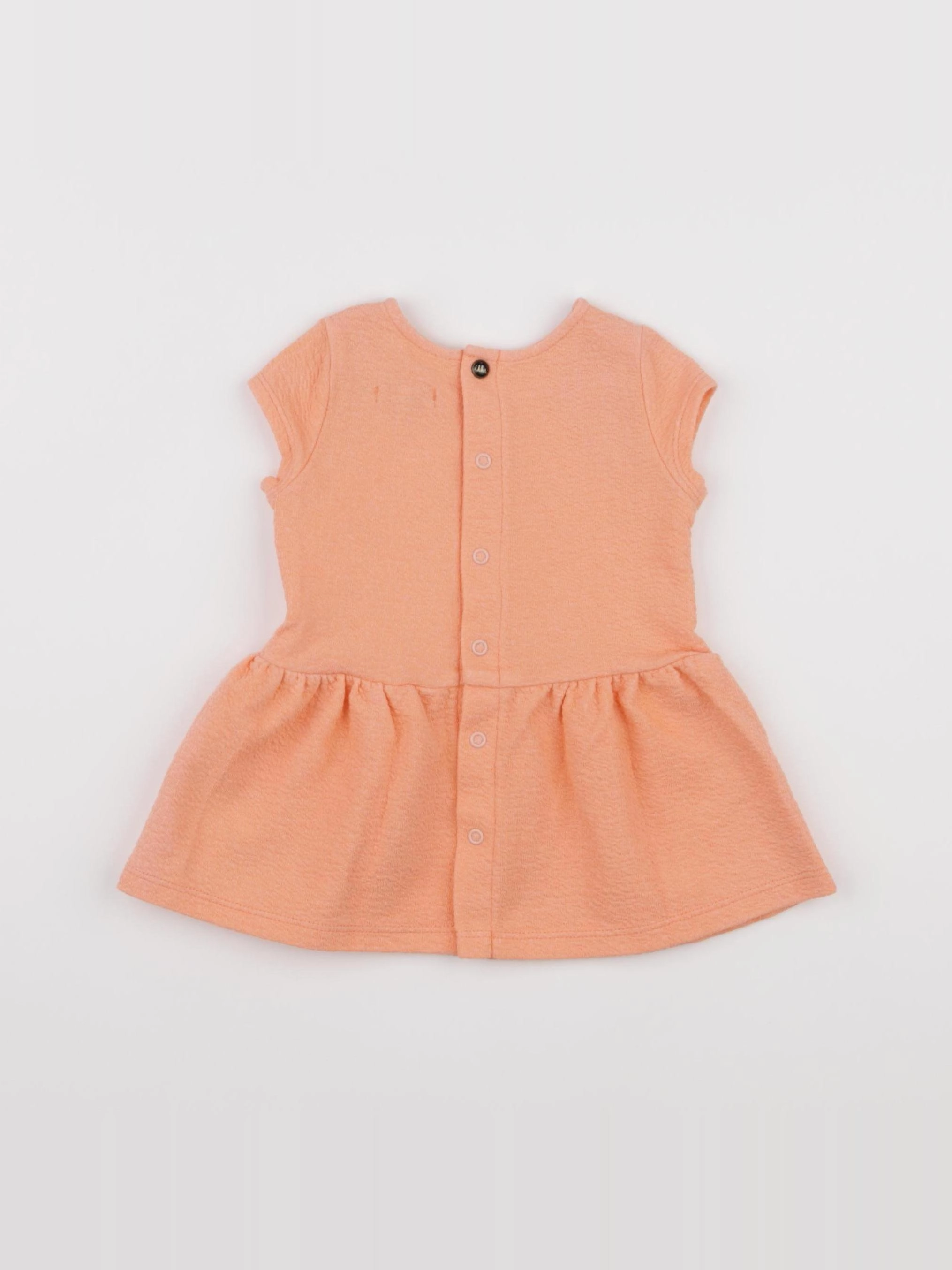 IKKS - robe orange - 3 mois