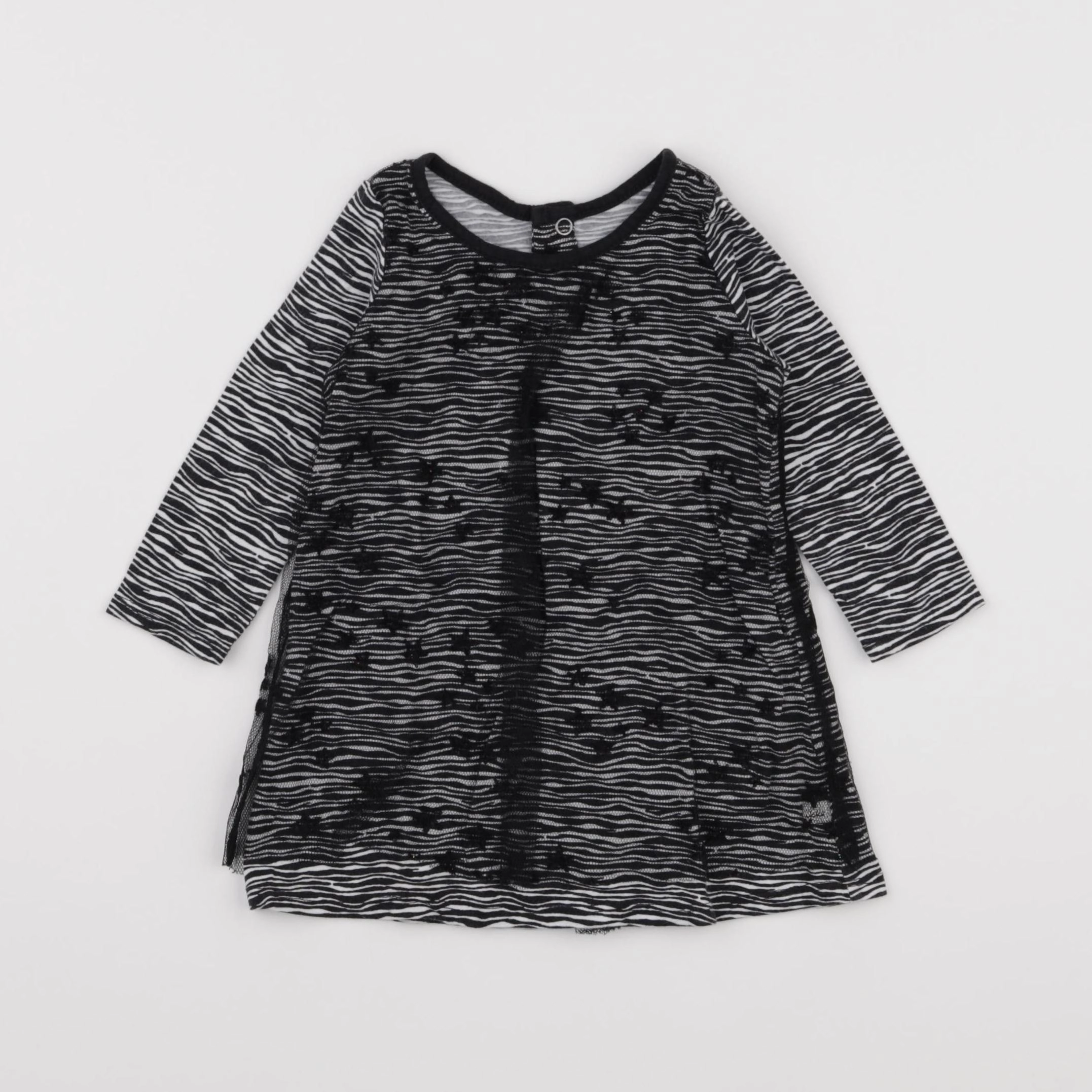 IKKS - robe noir - 6 mois