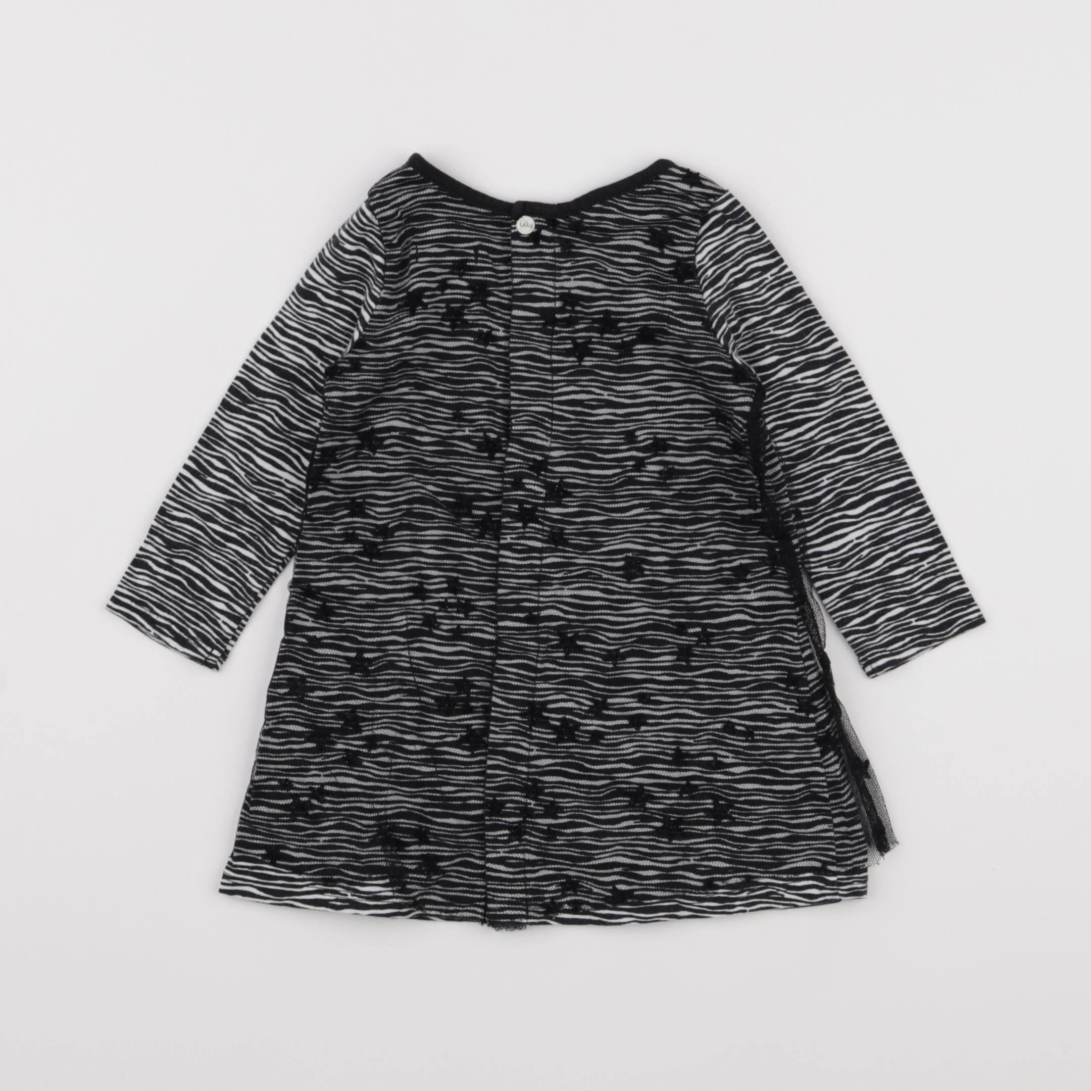 IKKS - robe noir - 6 mois