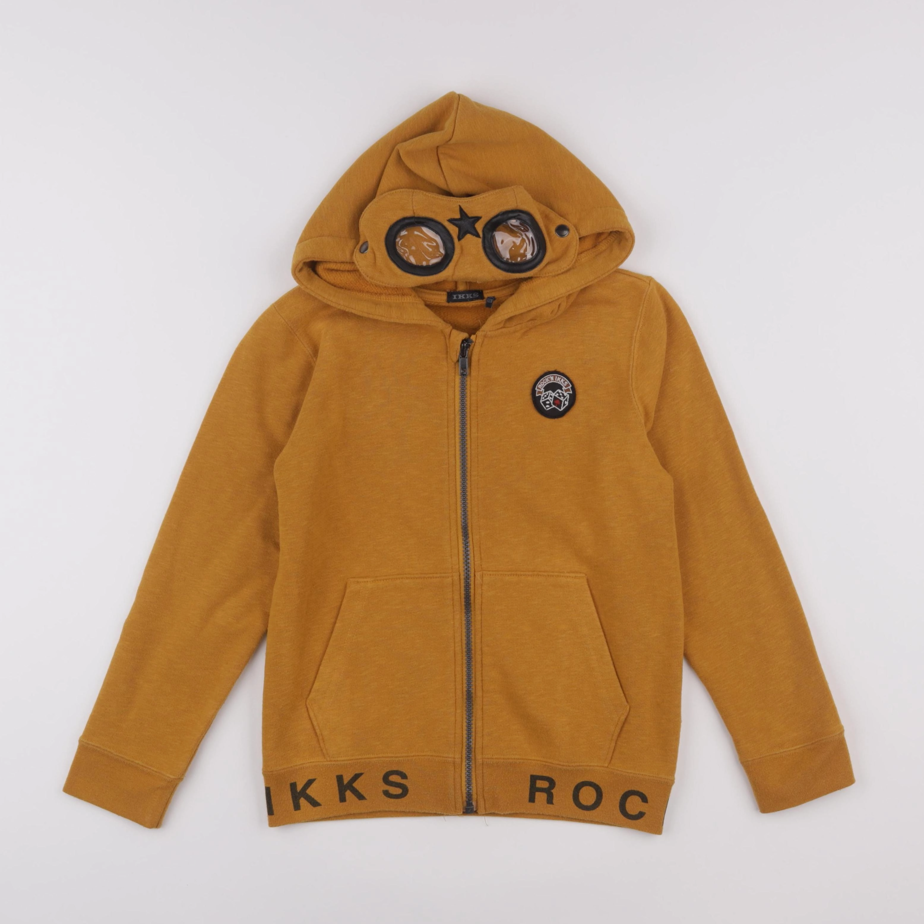 IKKS - sweat jaune - 8 ans