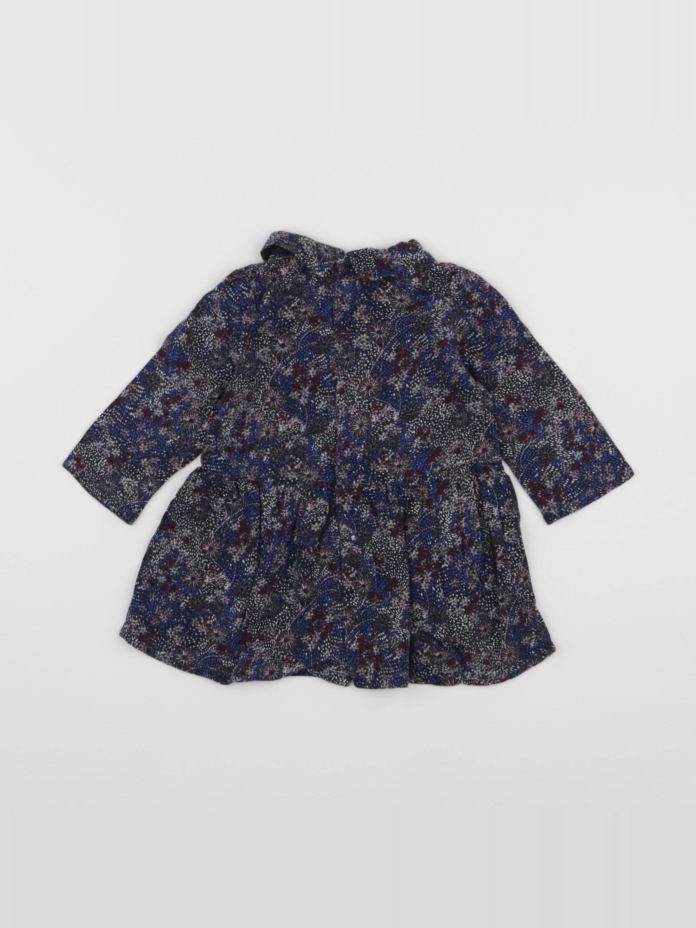 IKKS - robe bleu - 6 mois