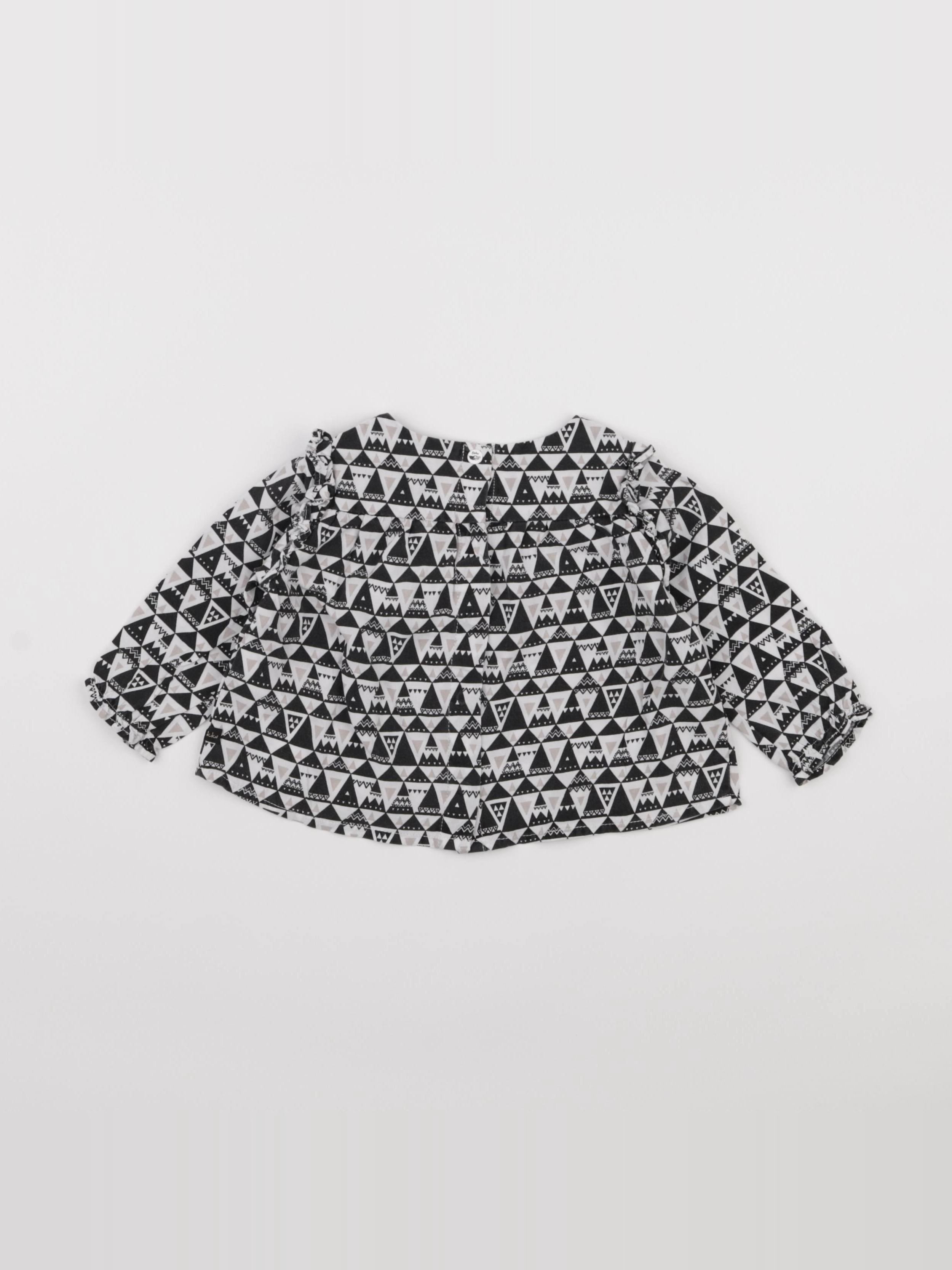 IKKS - blouse noir - 6 mois