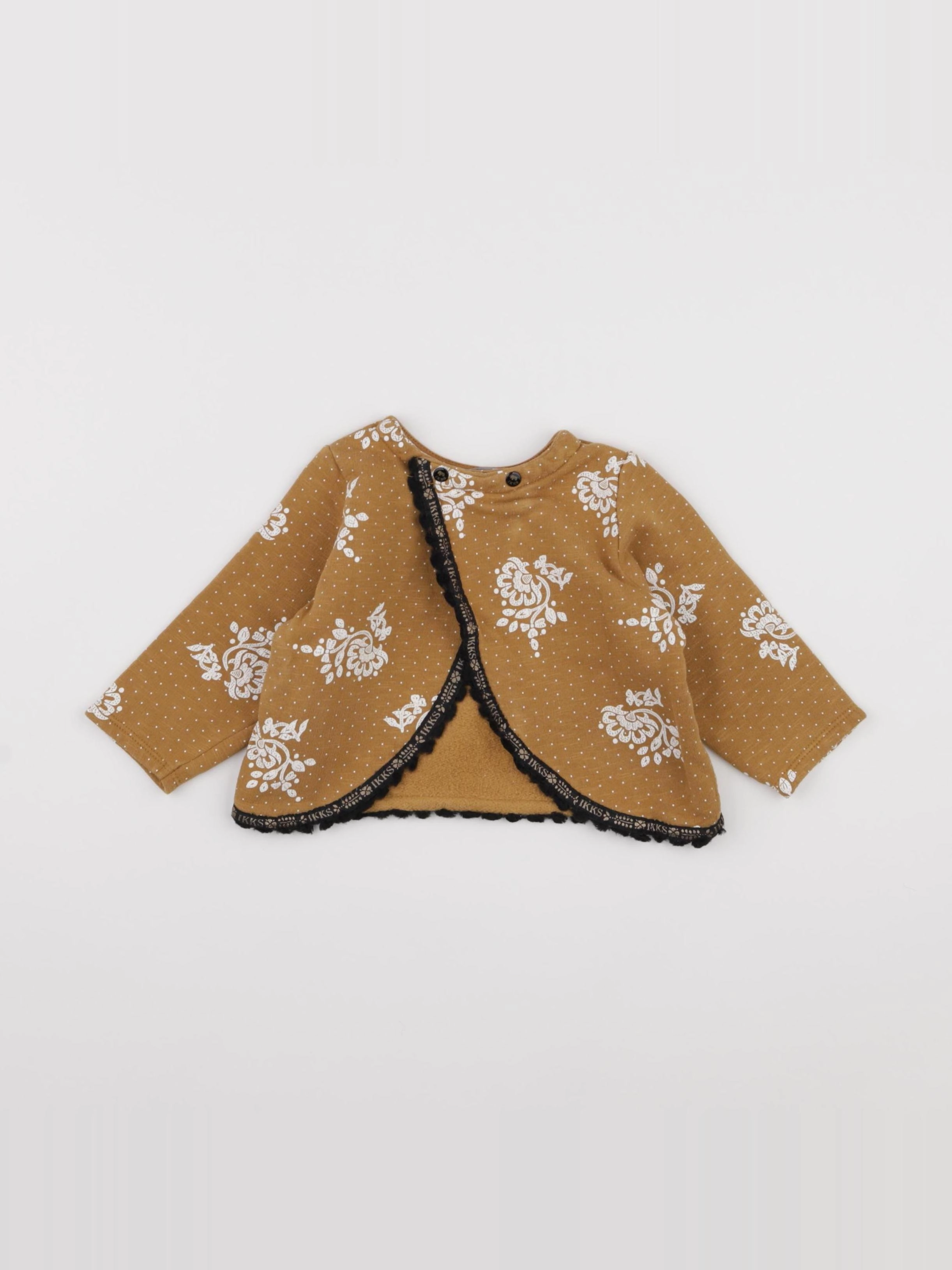 IKKS - sweat jaune - 6 mois