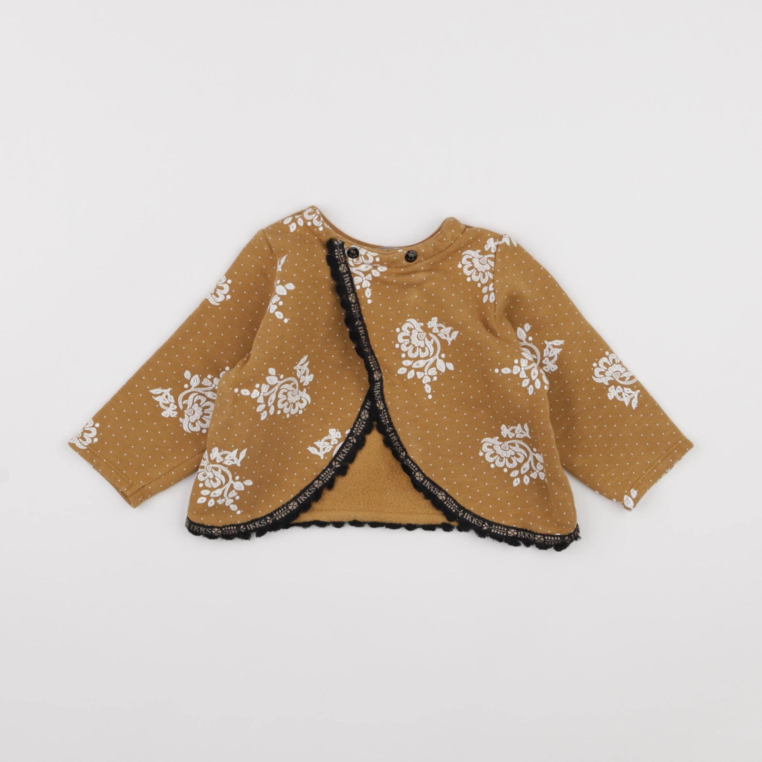 IKKS - sweat jaune - 6 mois