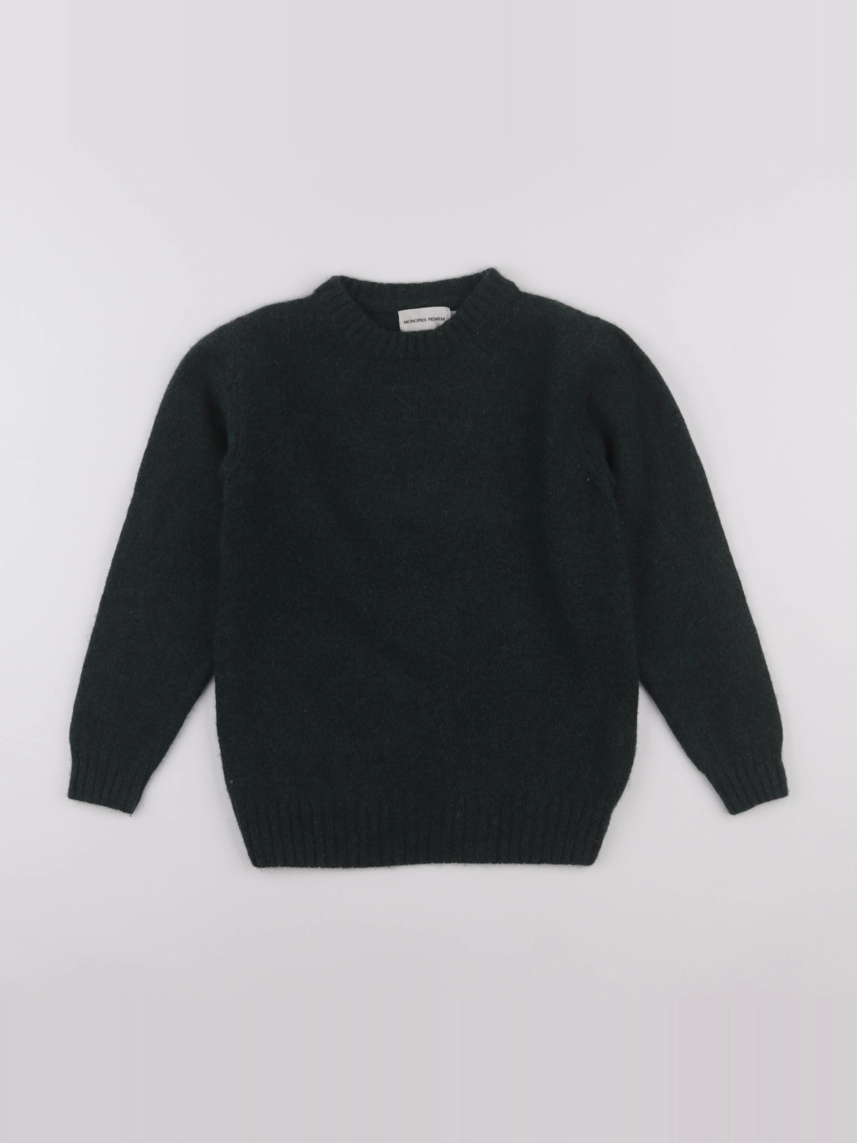Monoprix - pull vert - 10 ans