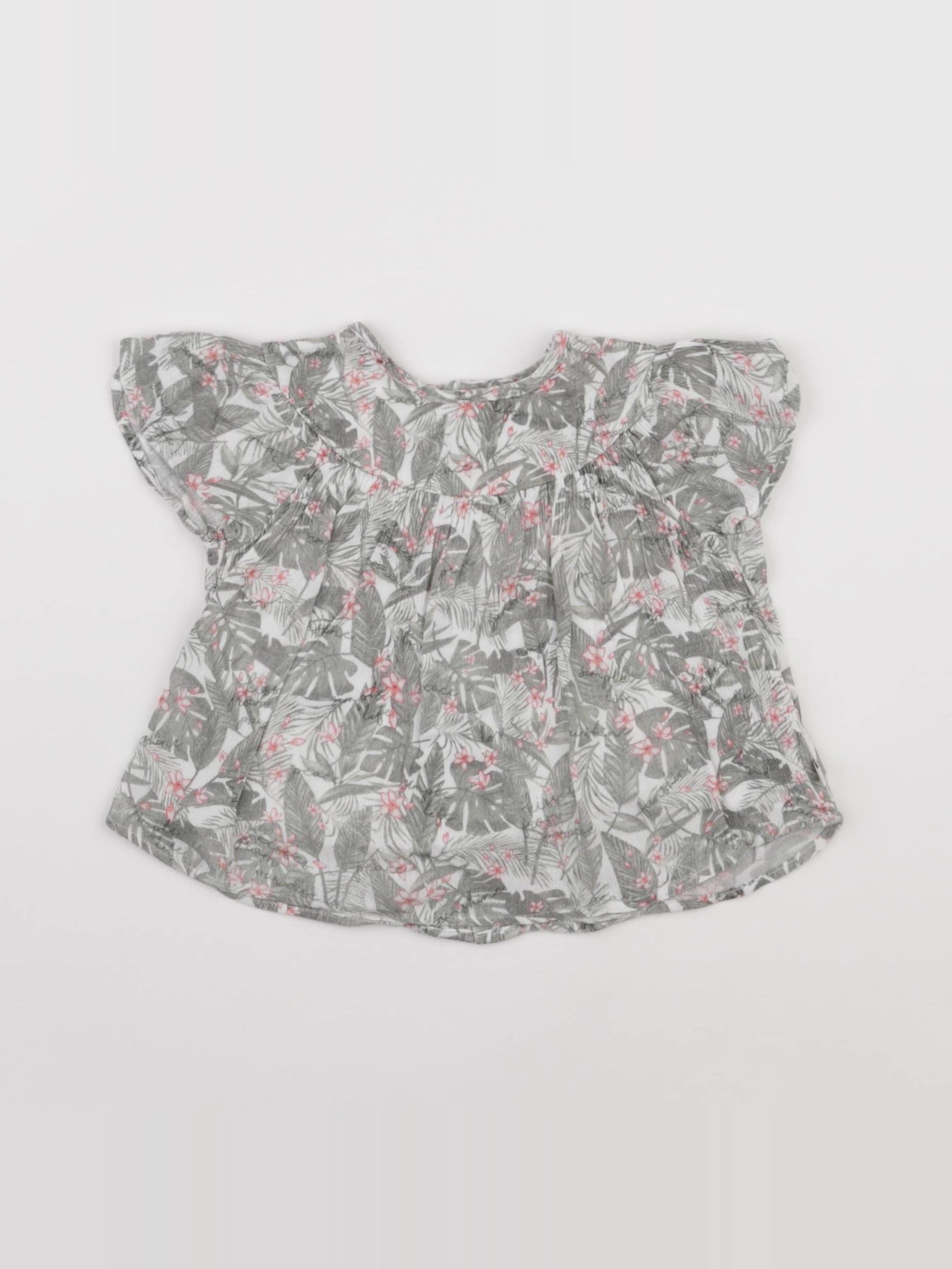 IKKS - blouse vert - 18 mois