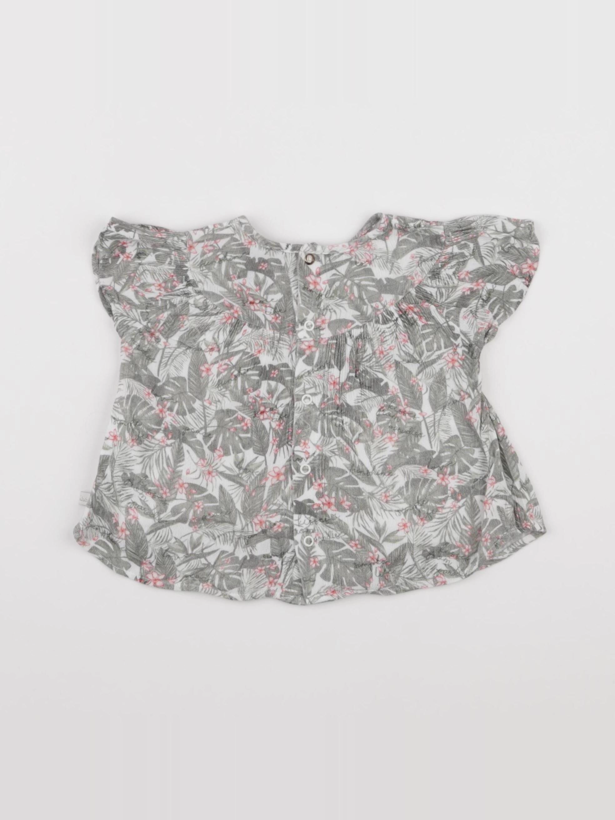 IKKS - blouse vert - 18 mois