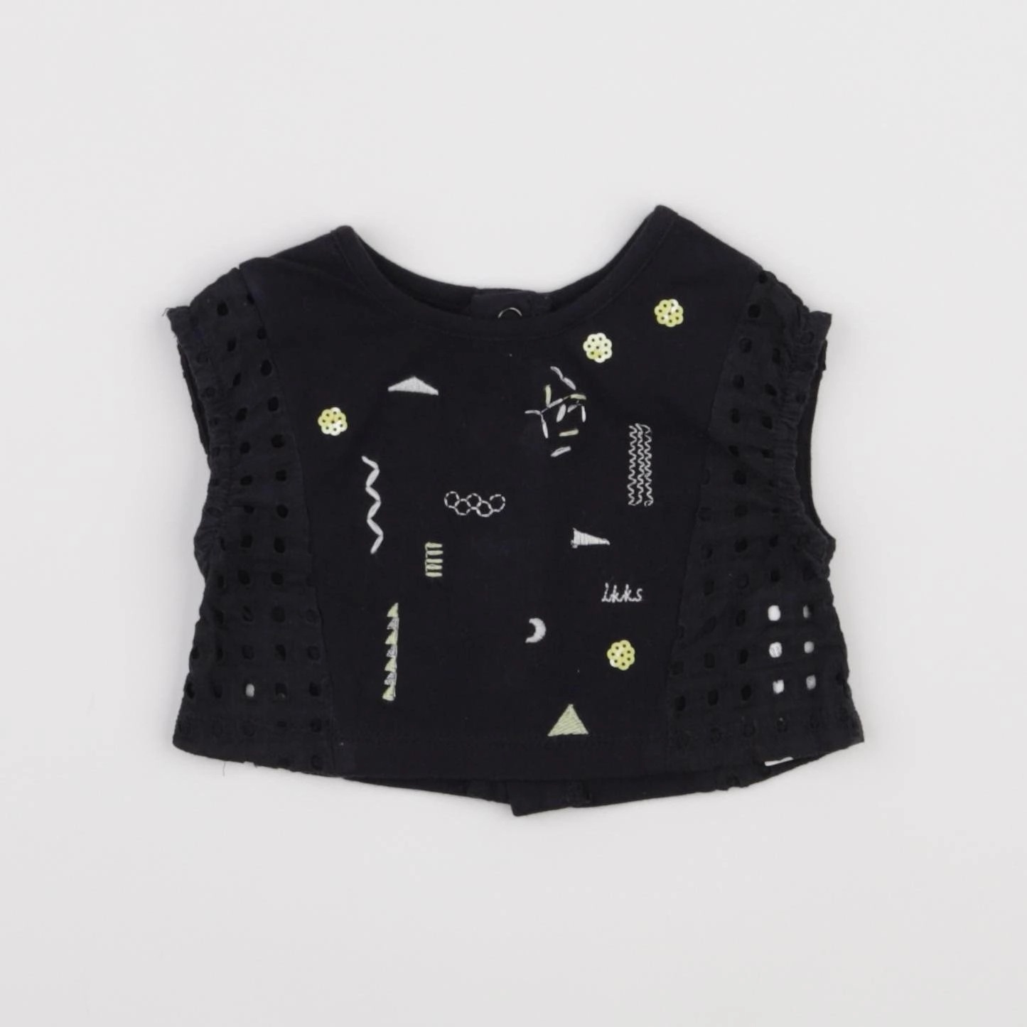 IKKS - débardeur bleu - 3 mois
