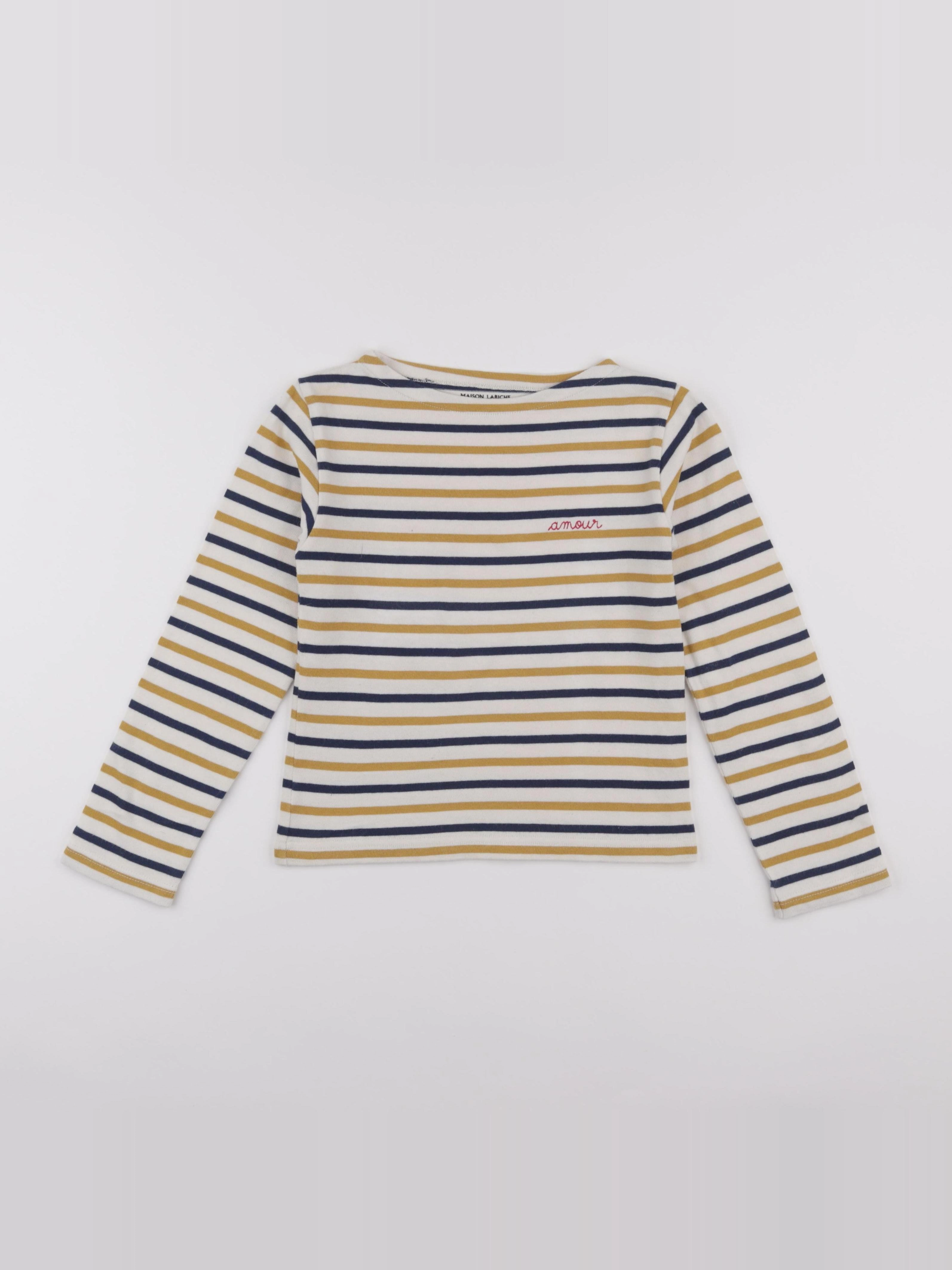Maison Labiche - tee-shirt bleu, jaune - 8 ans