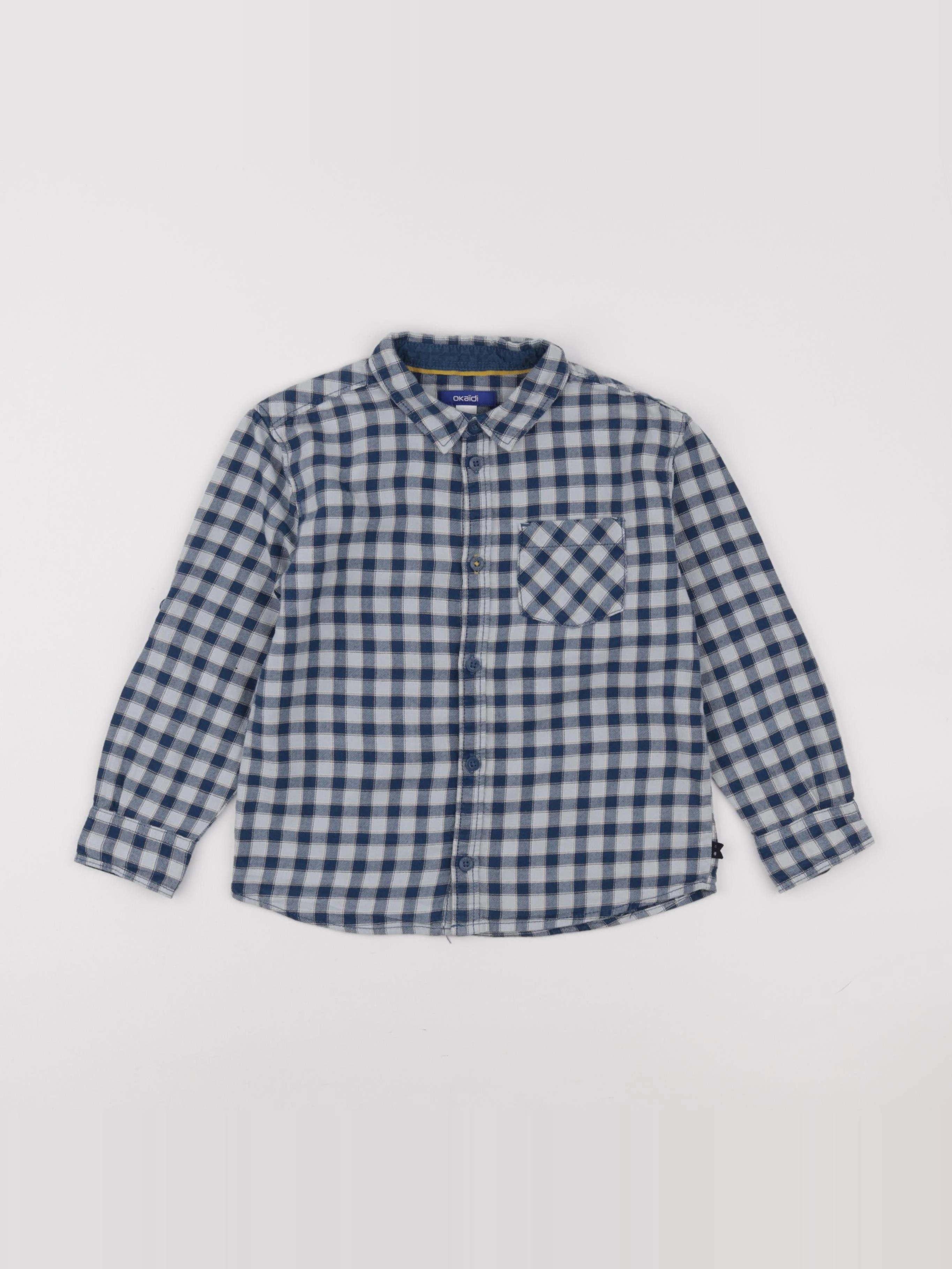 Okaidi - chemise bleu - 4 ans