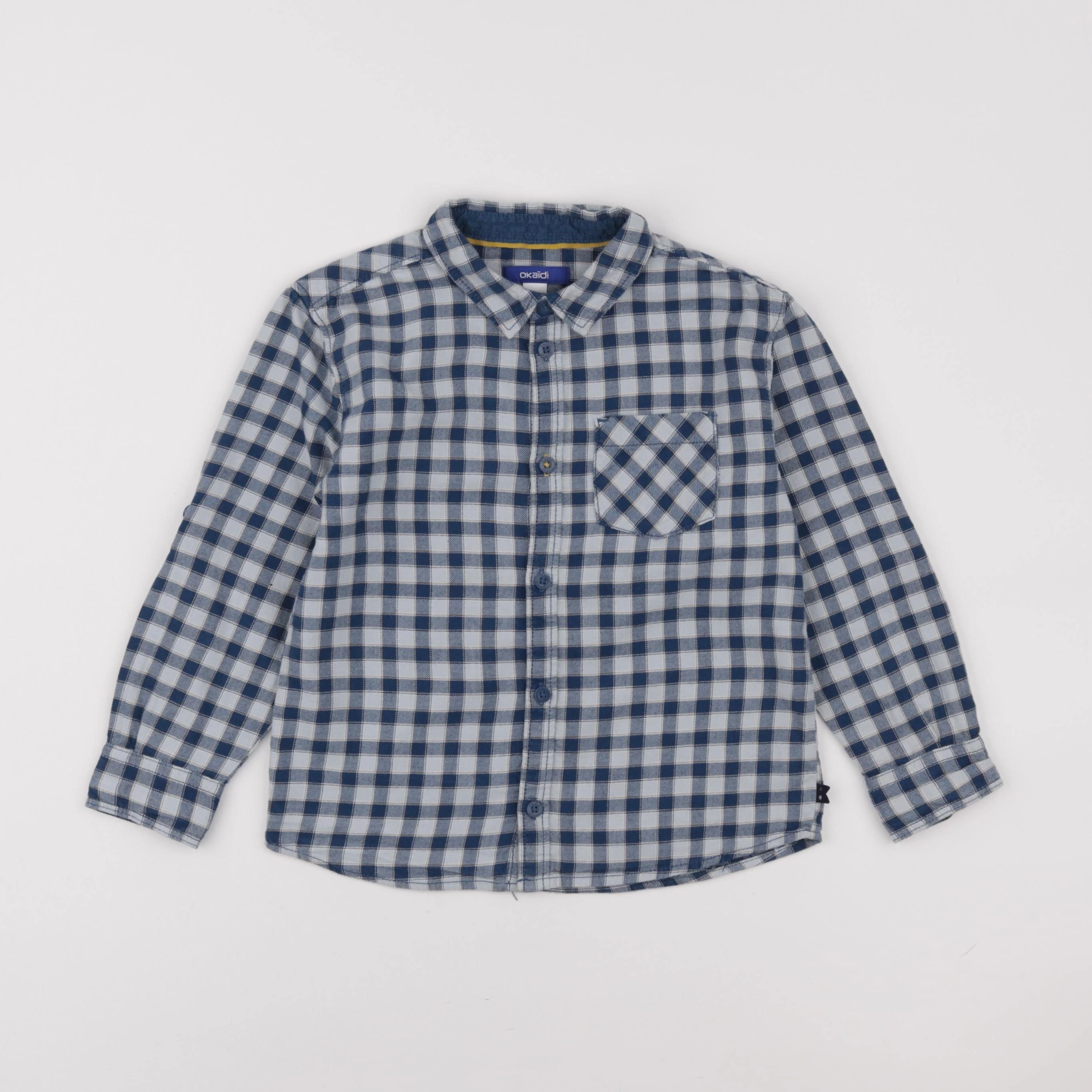 Okaidi - chemise bleu - 4 ans
