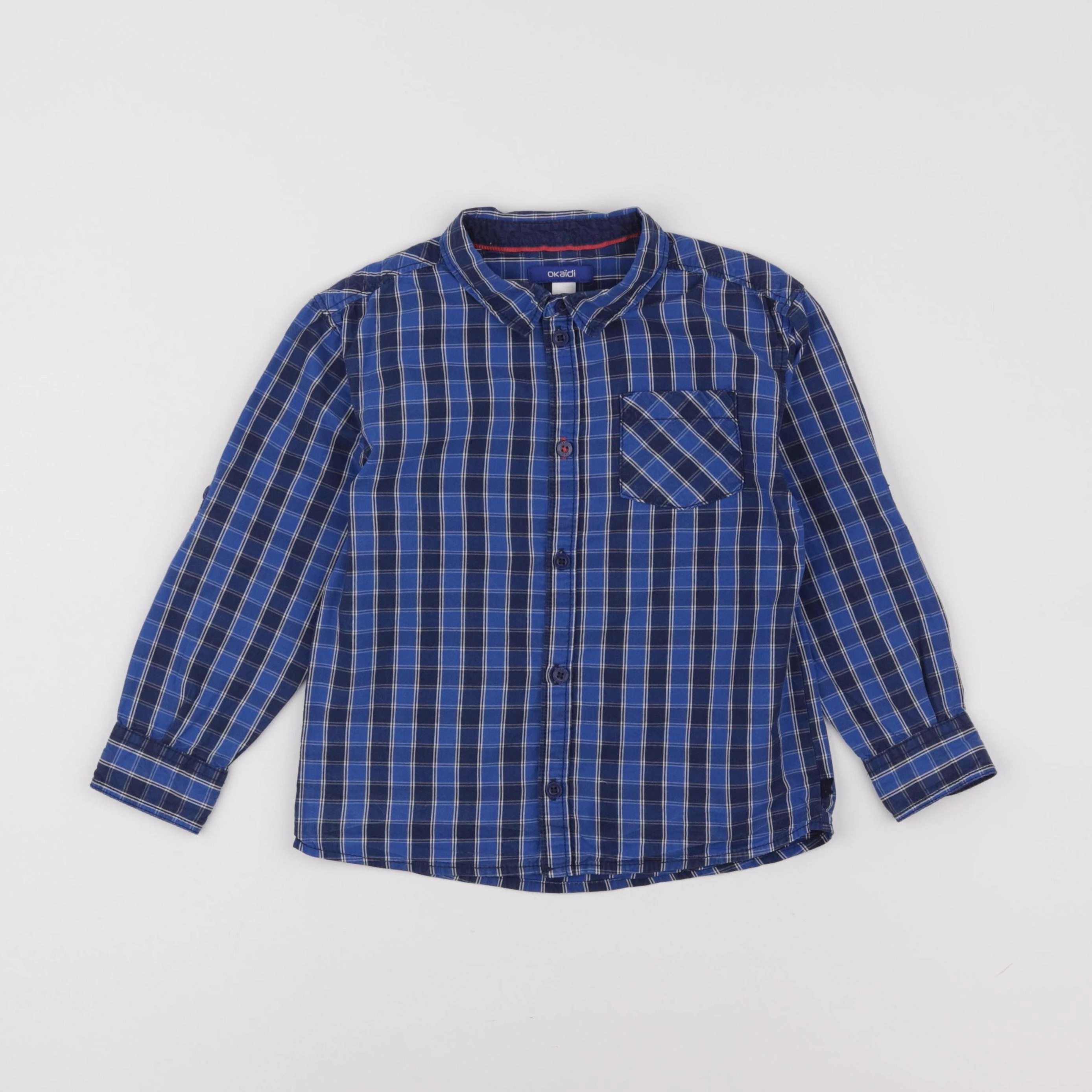 Okaidi - chemise bleu - 4 ans
