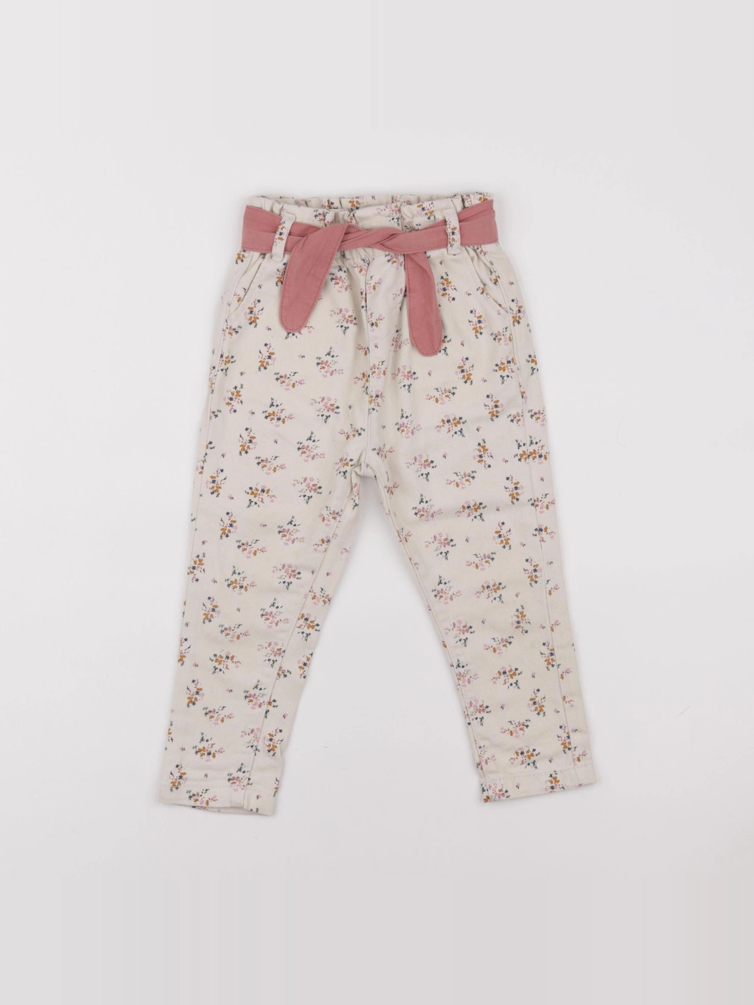 Vertbaudet - jean beige - 24 mois