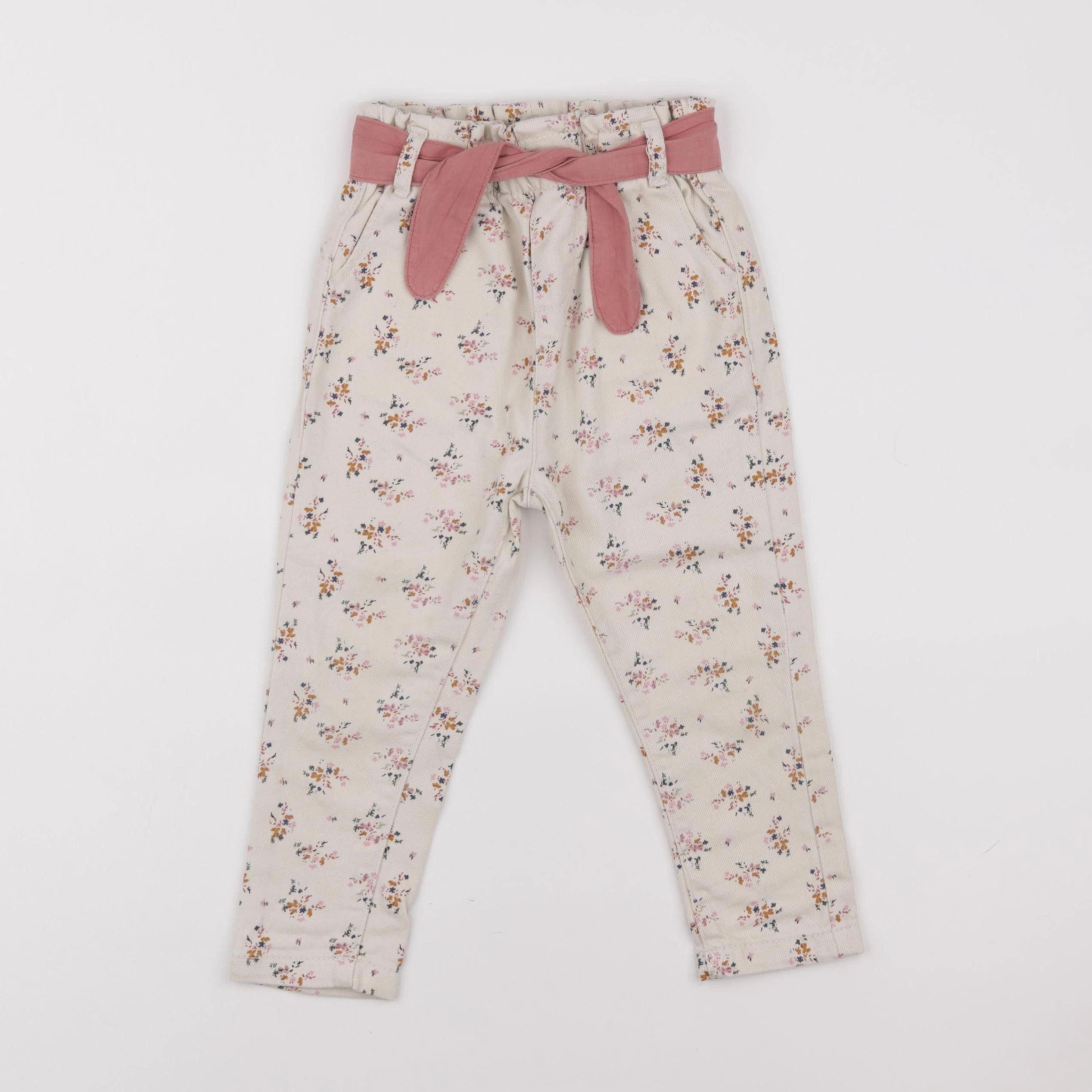 Vertbaudet - jean beige - 24 mois