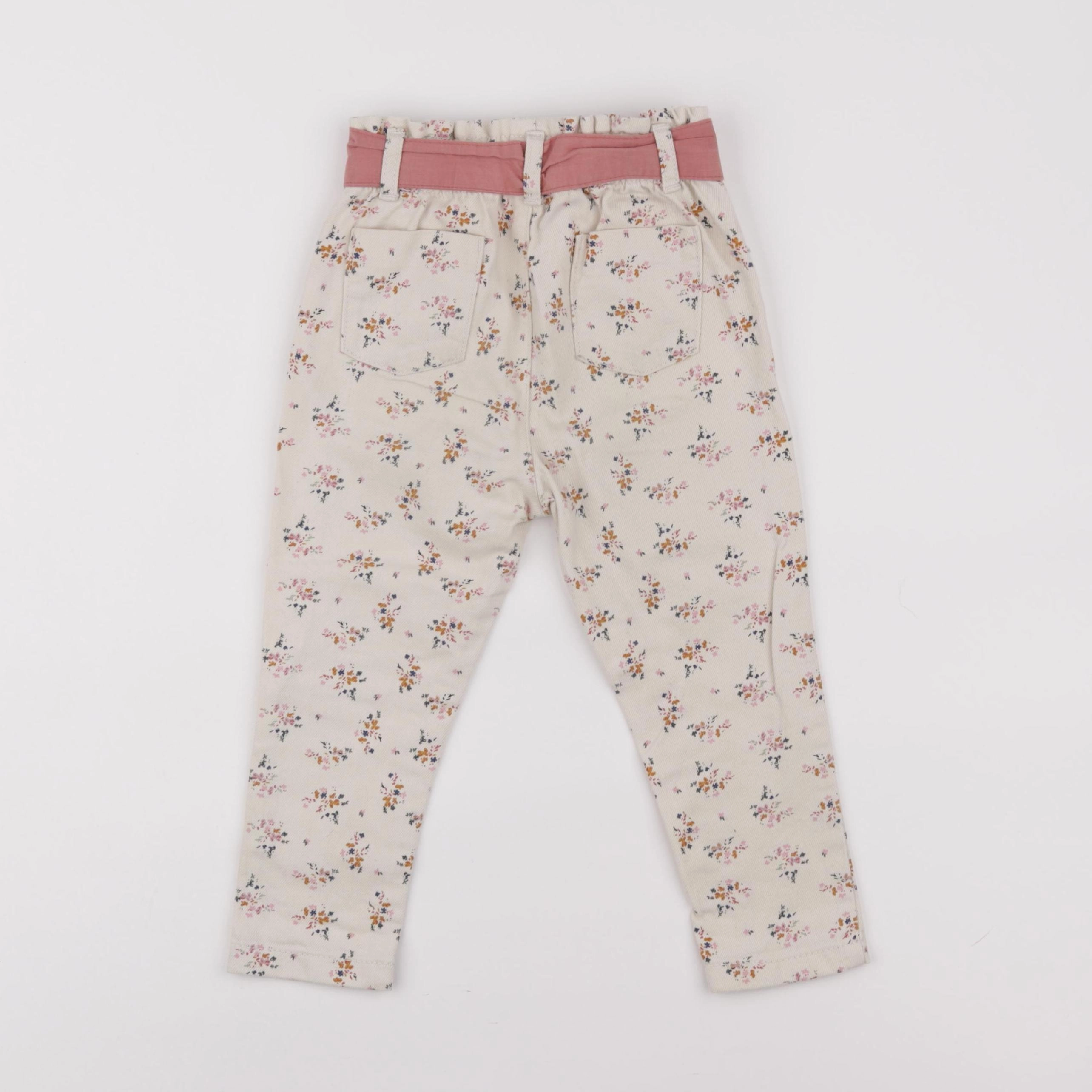 Vertbaudet - jean beige - 24 mois