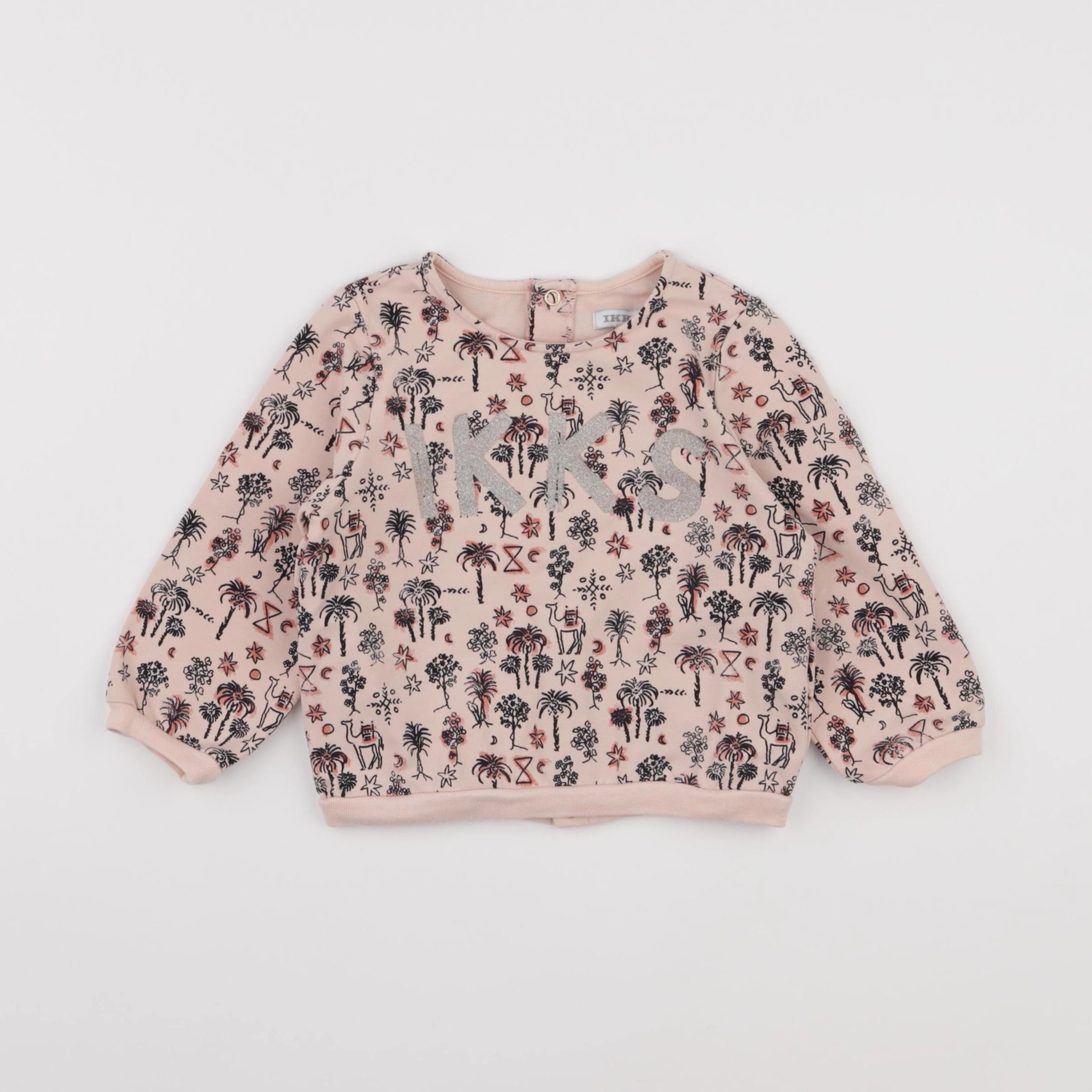 IKKS - sweat rose - 18 mois