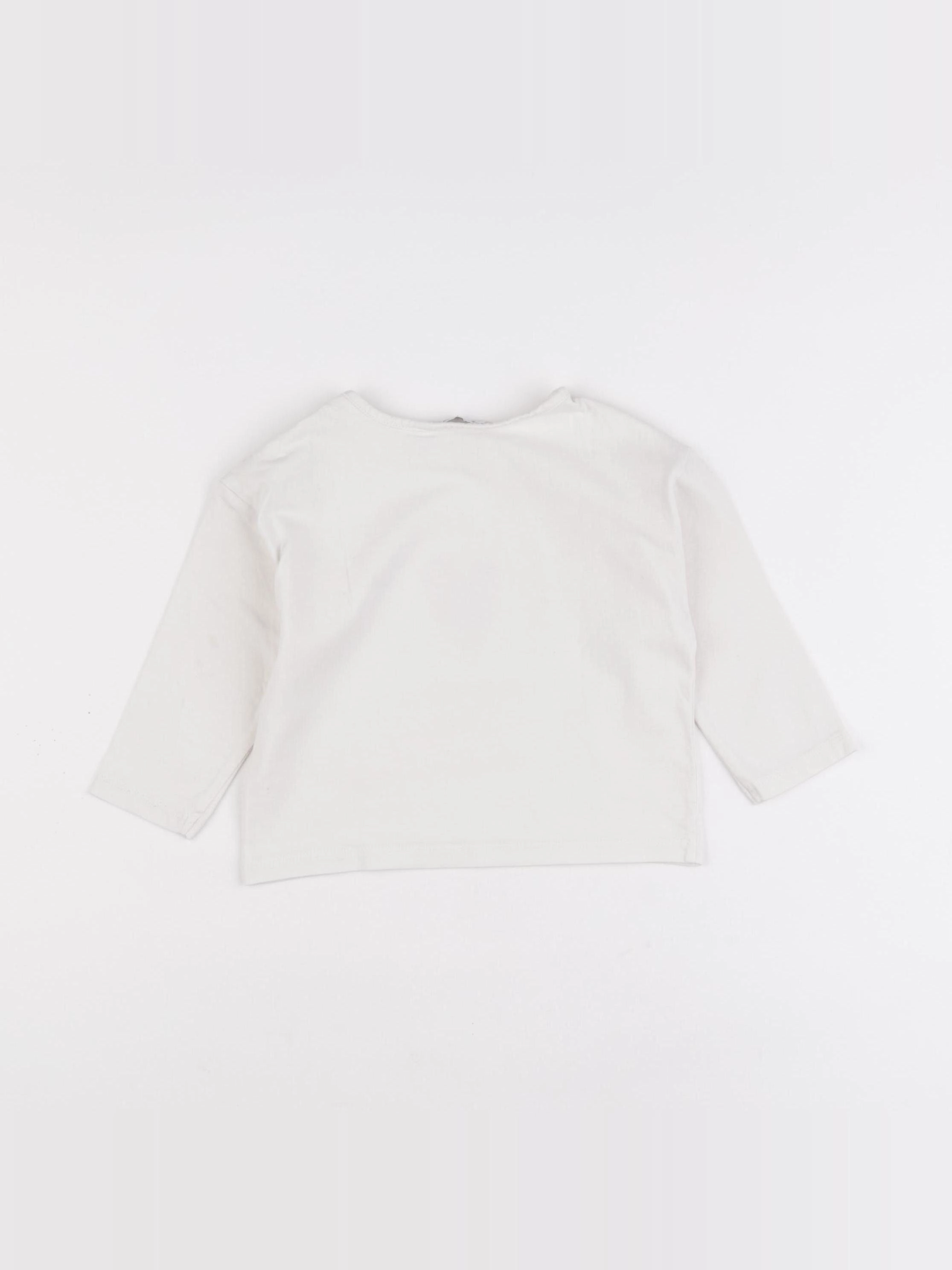 IKKS - tee-shirt beige - 18 mois