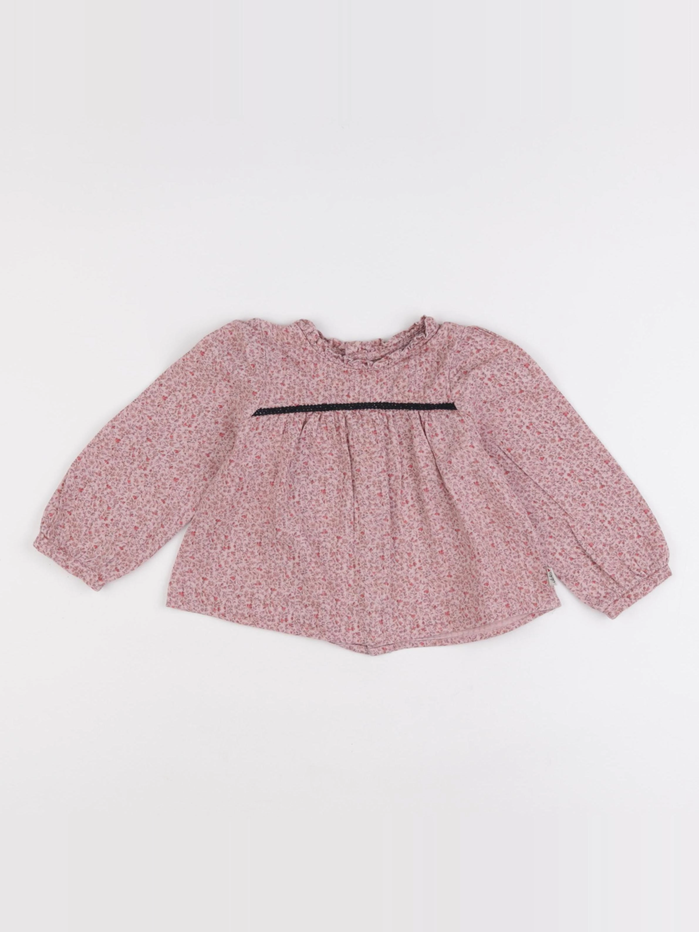 IKKS - blouse rose - 2 ans