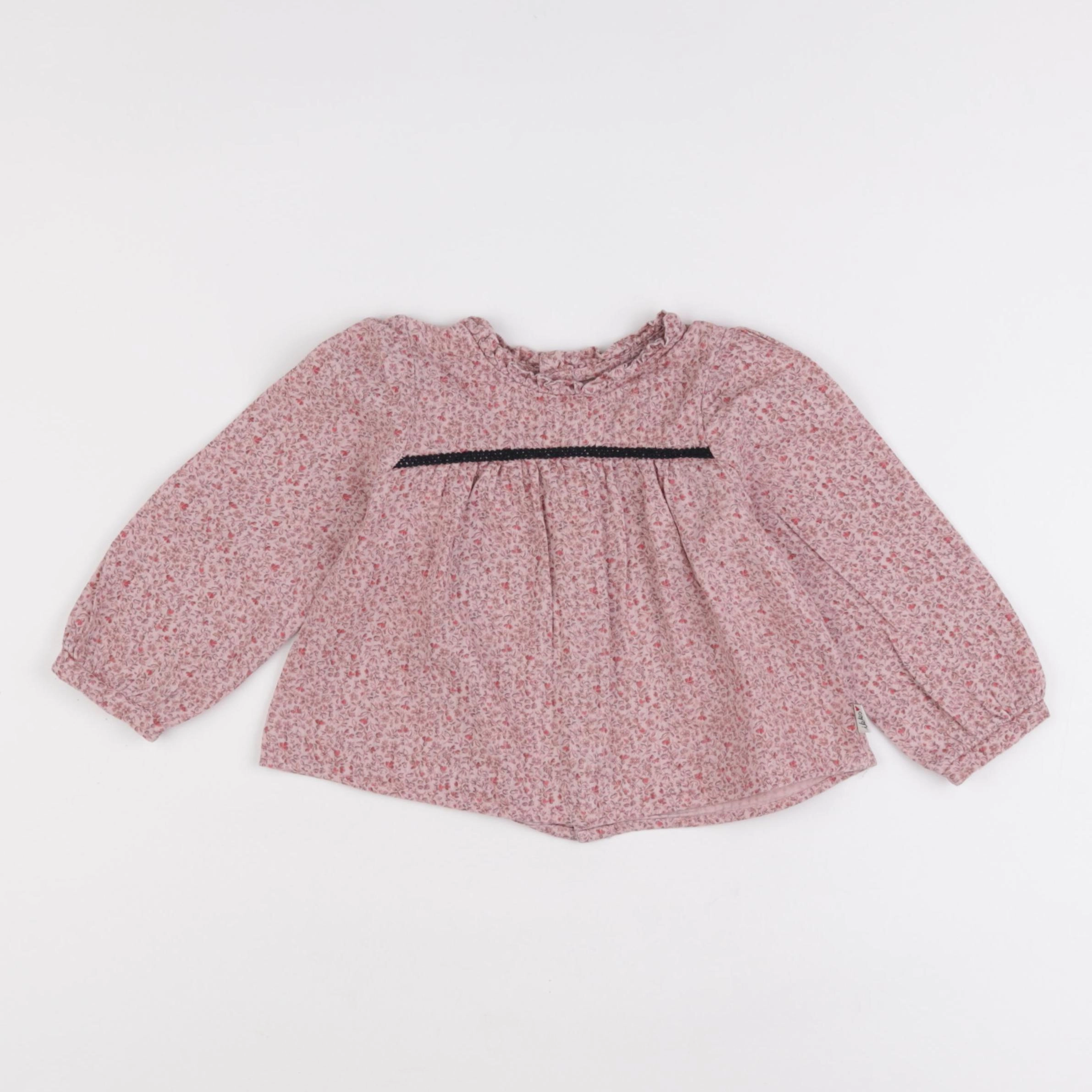 IKKS - blouse rose - 2 ans