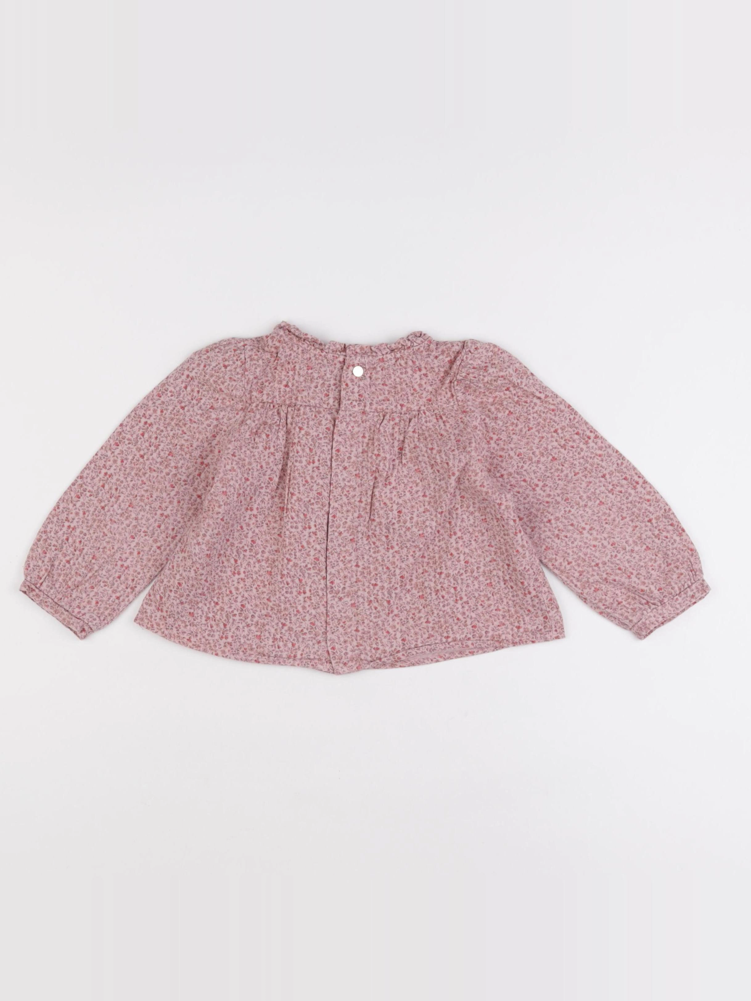 IKKS - blouse rose - 2 ans