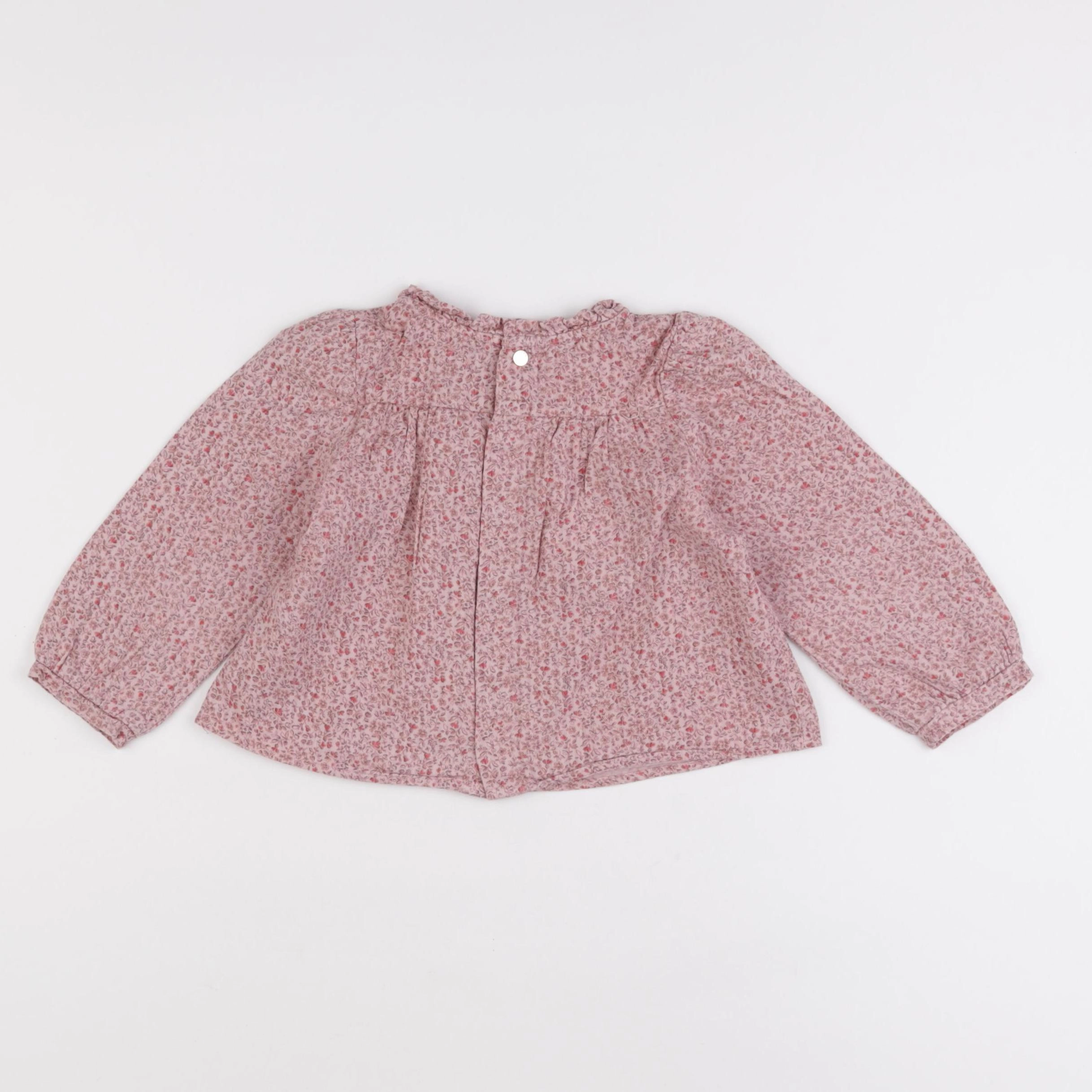 IKKS - blouse rose - 2 ans