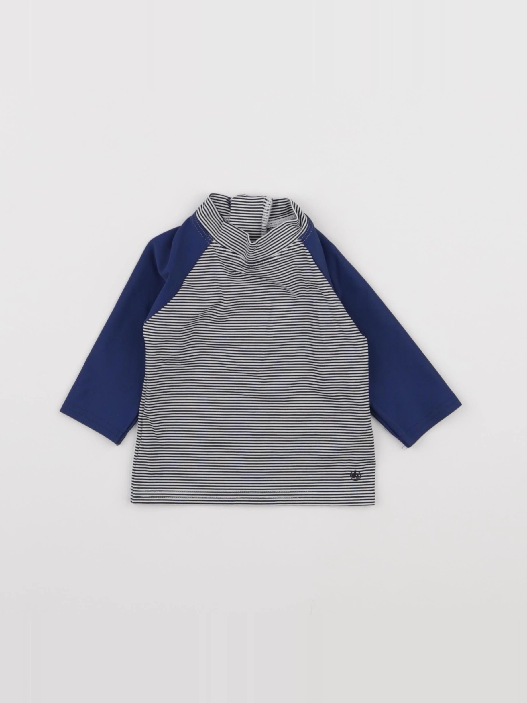 Petit Bateau - tee-shirt de bain bleu - 6 mois