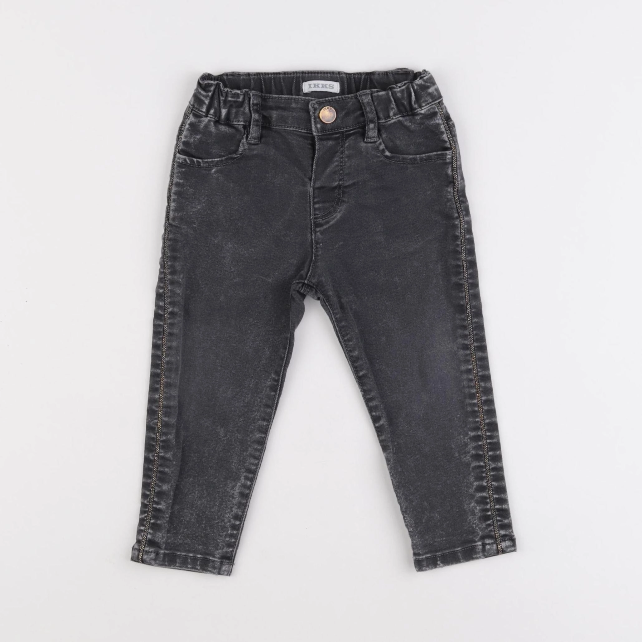IKKS - jean gris - 18 mois