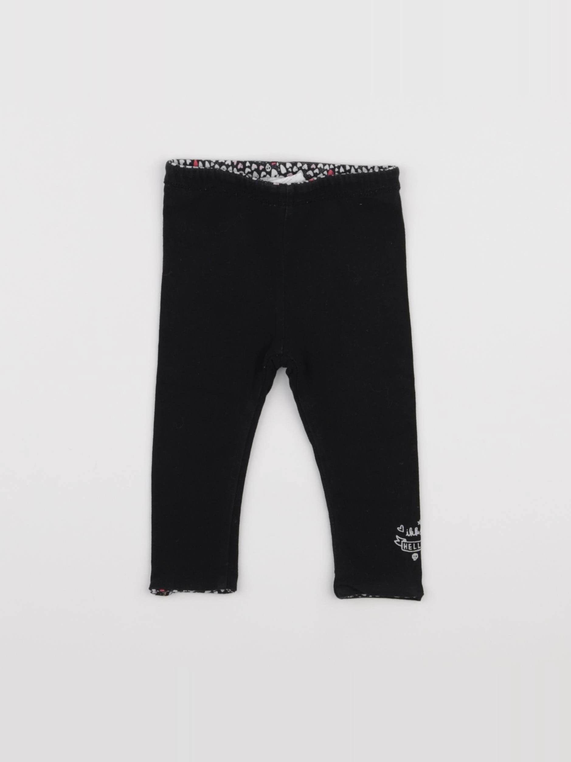 IKKS - legging noir - 6 mois
