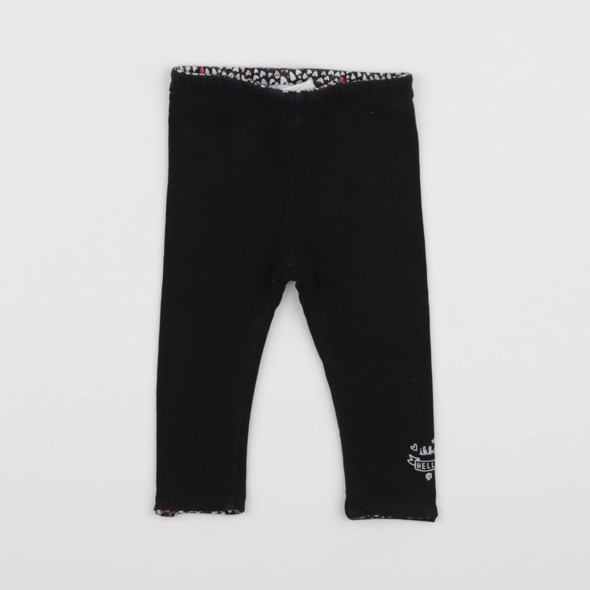 IKKS - legging noir - 6 mois