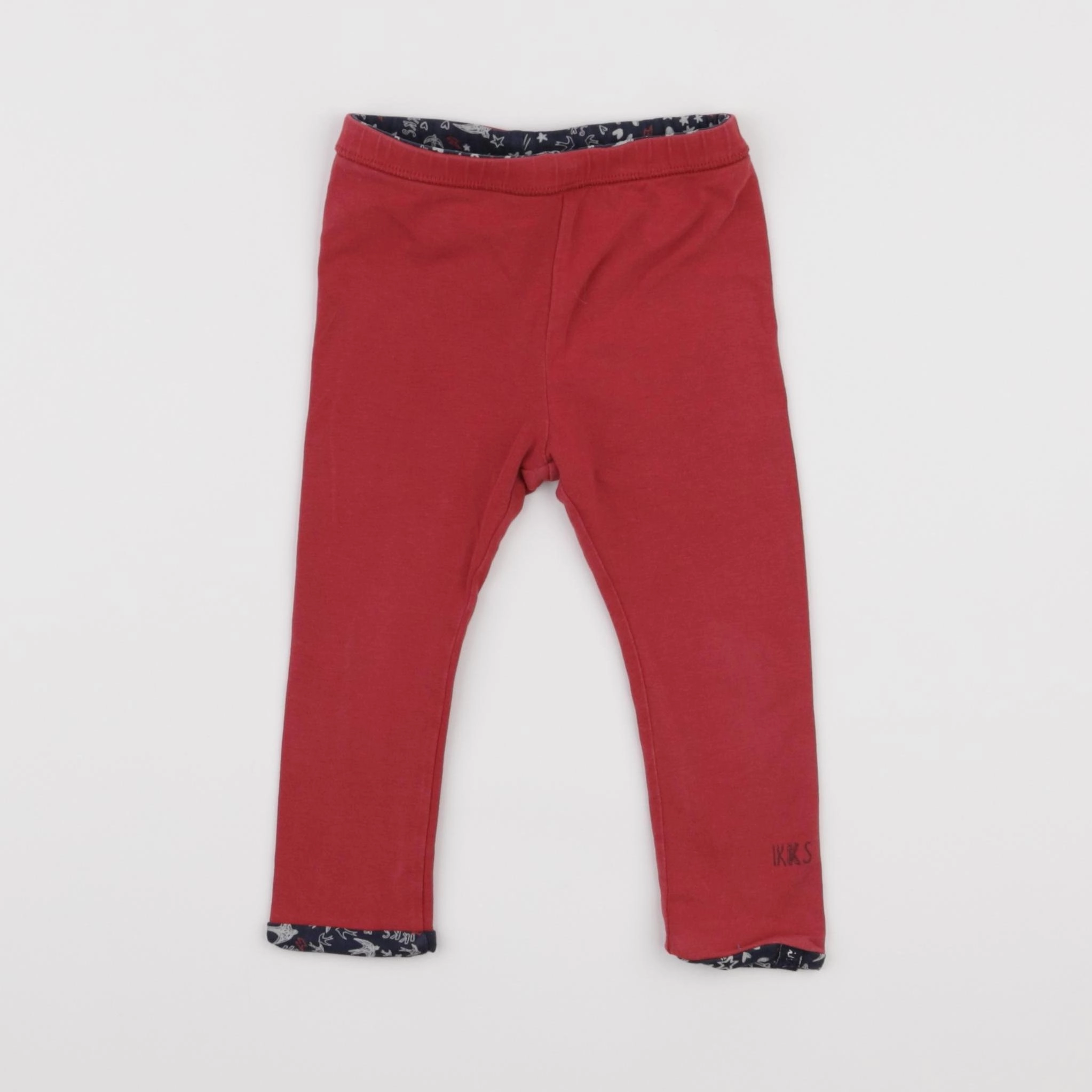 IKKS - legging rouge - 12 mois
