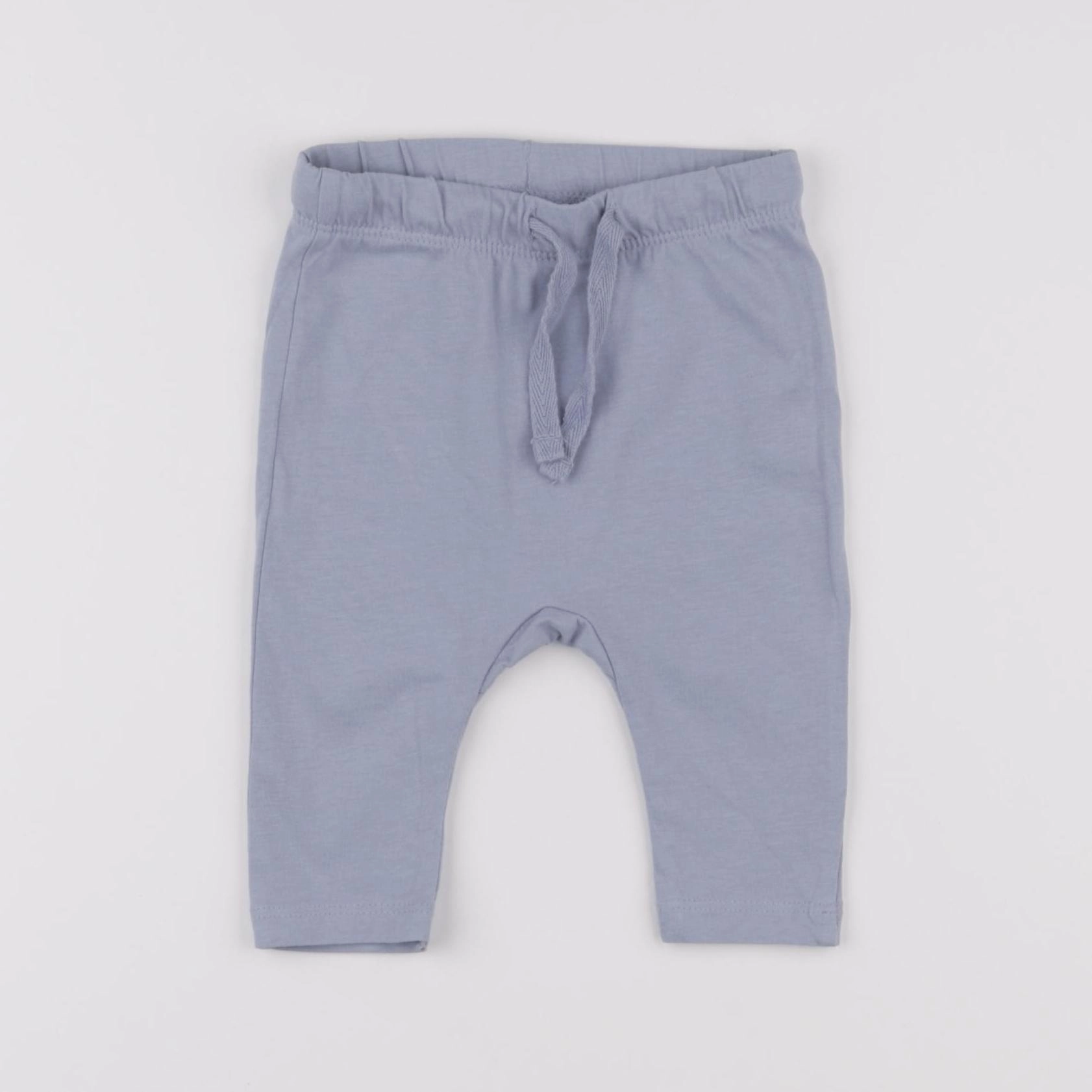 H&M - pantalon bleu - 2/4 mois