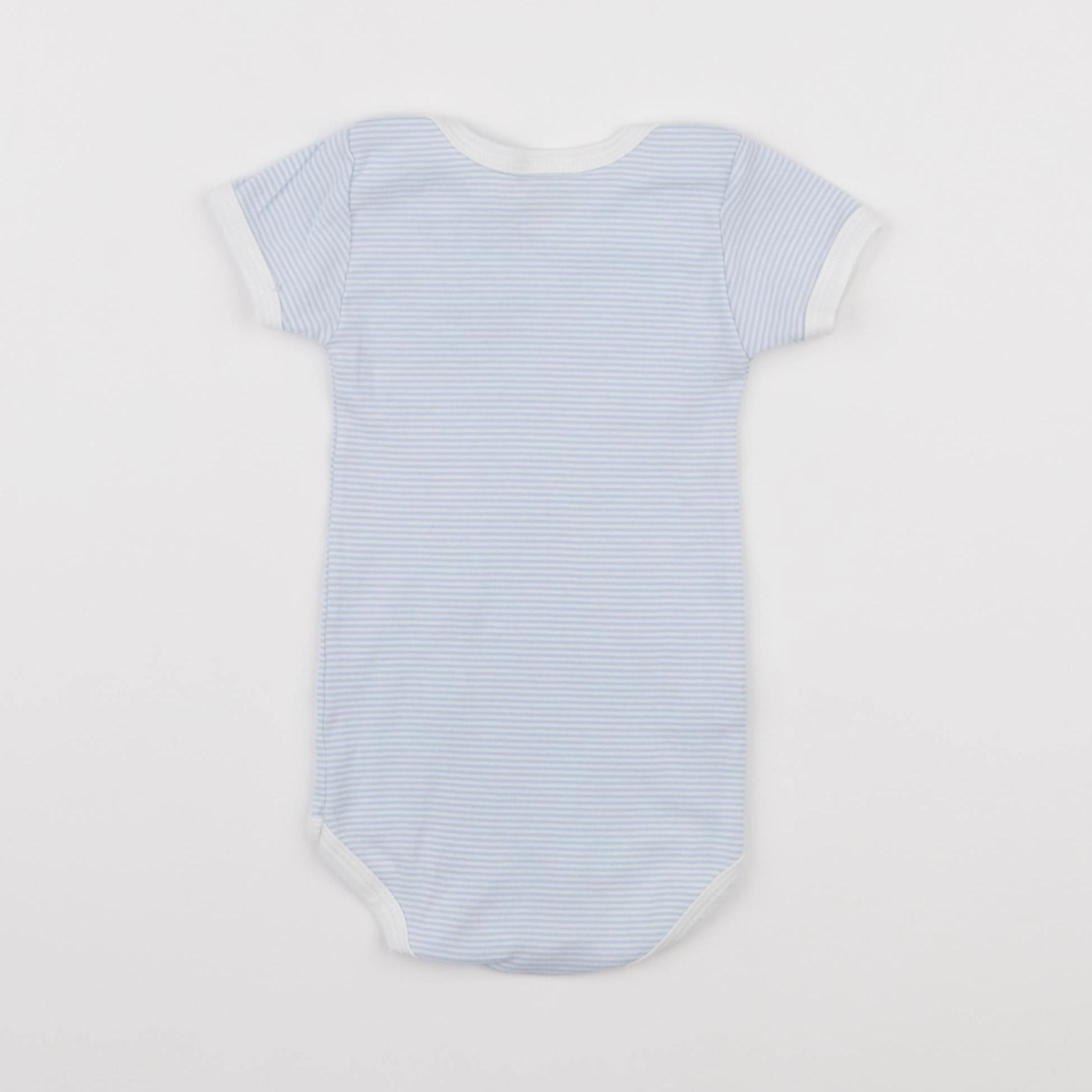 Petit Bateau - body bleu - 12 mois